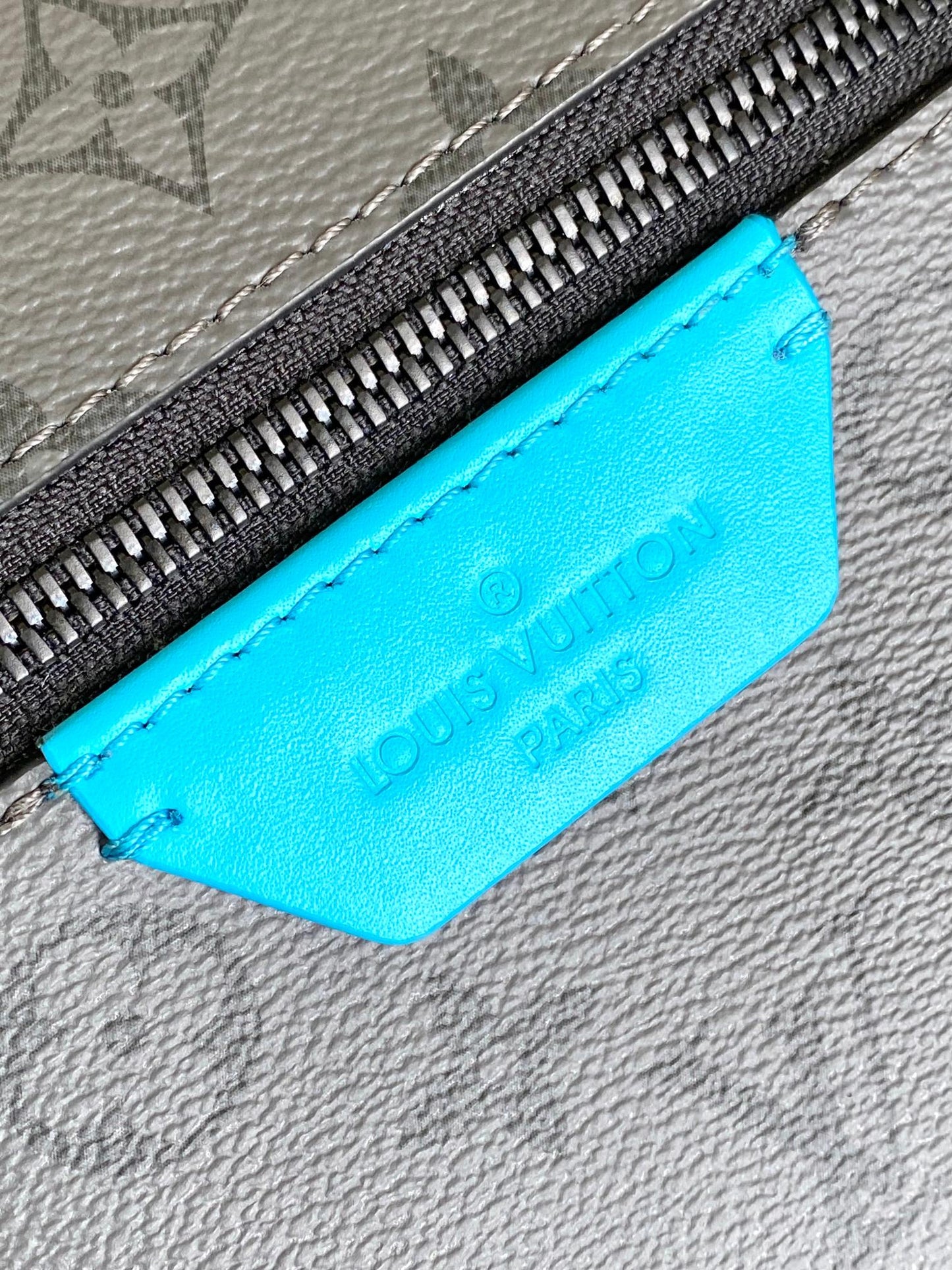 Louis Vuitton Discovery Backpack PM Monogram Eclipse Canvas with Cyan Accents
