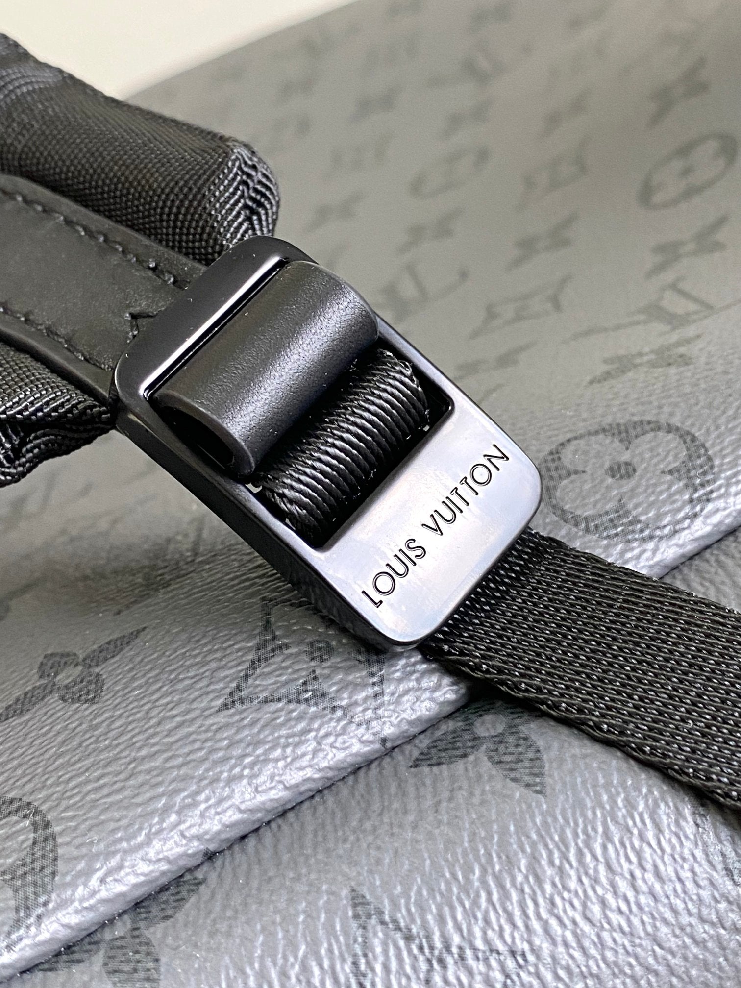 Louis Vuitton Discovery Backpack PM Monogram Eclipse Canvas with Cyan Accents