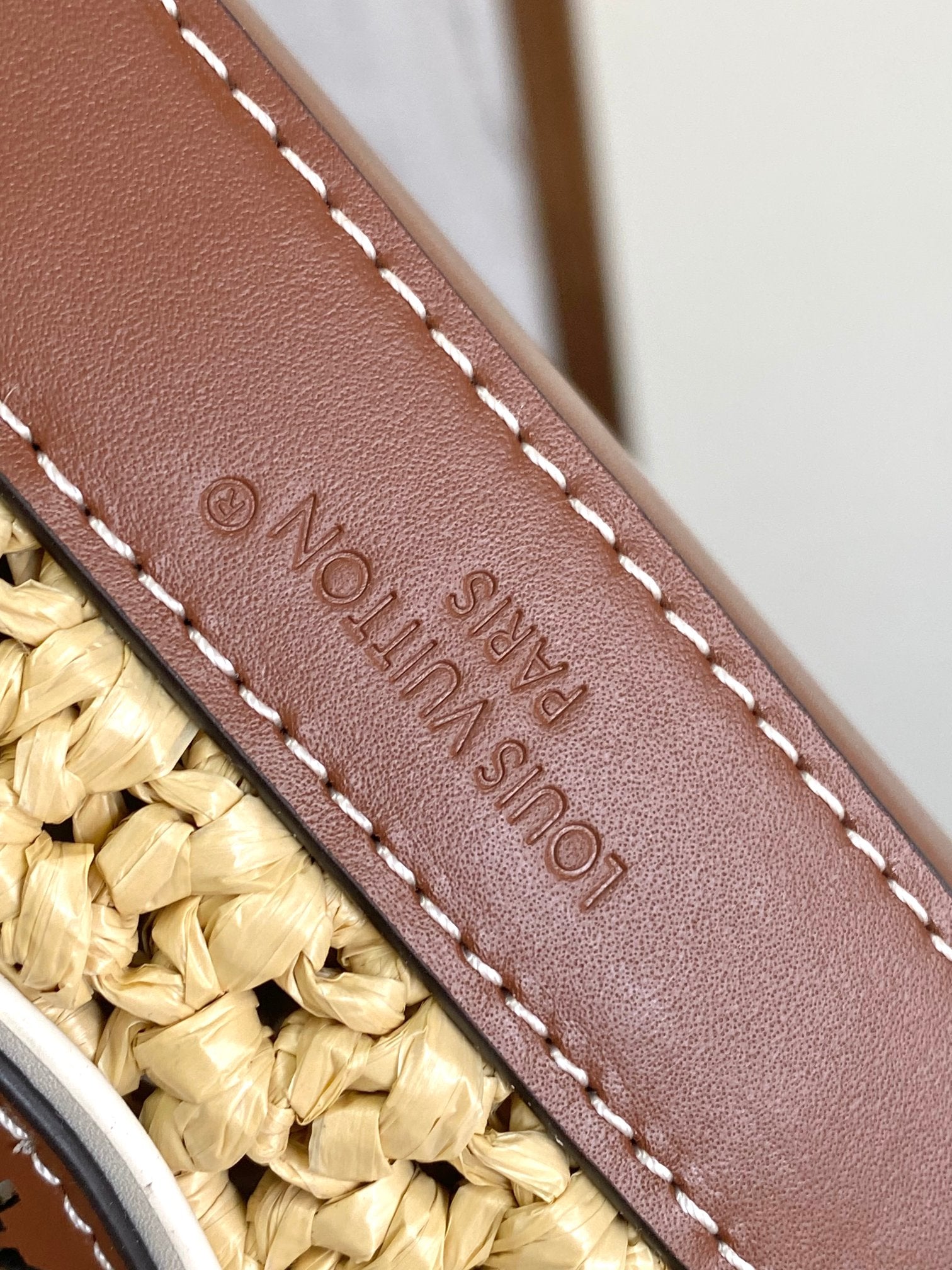 Louis Vuitton Nano Noé Raffia Bucket Bag - Natural Beige/Caramel Leather