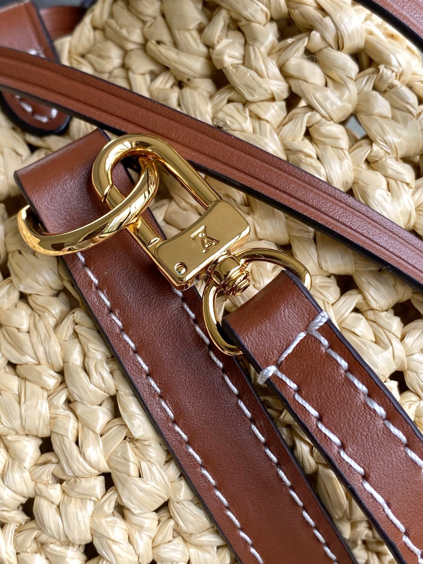 Louis Vuitton Nano Noé Bucket Bag - Raffia &amp; Brown Leather