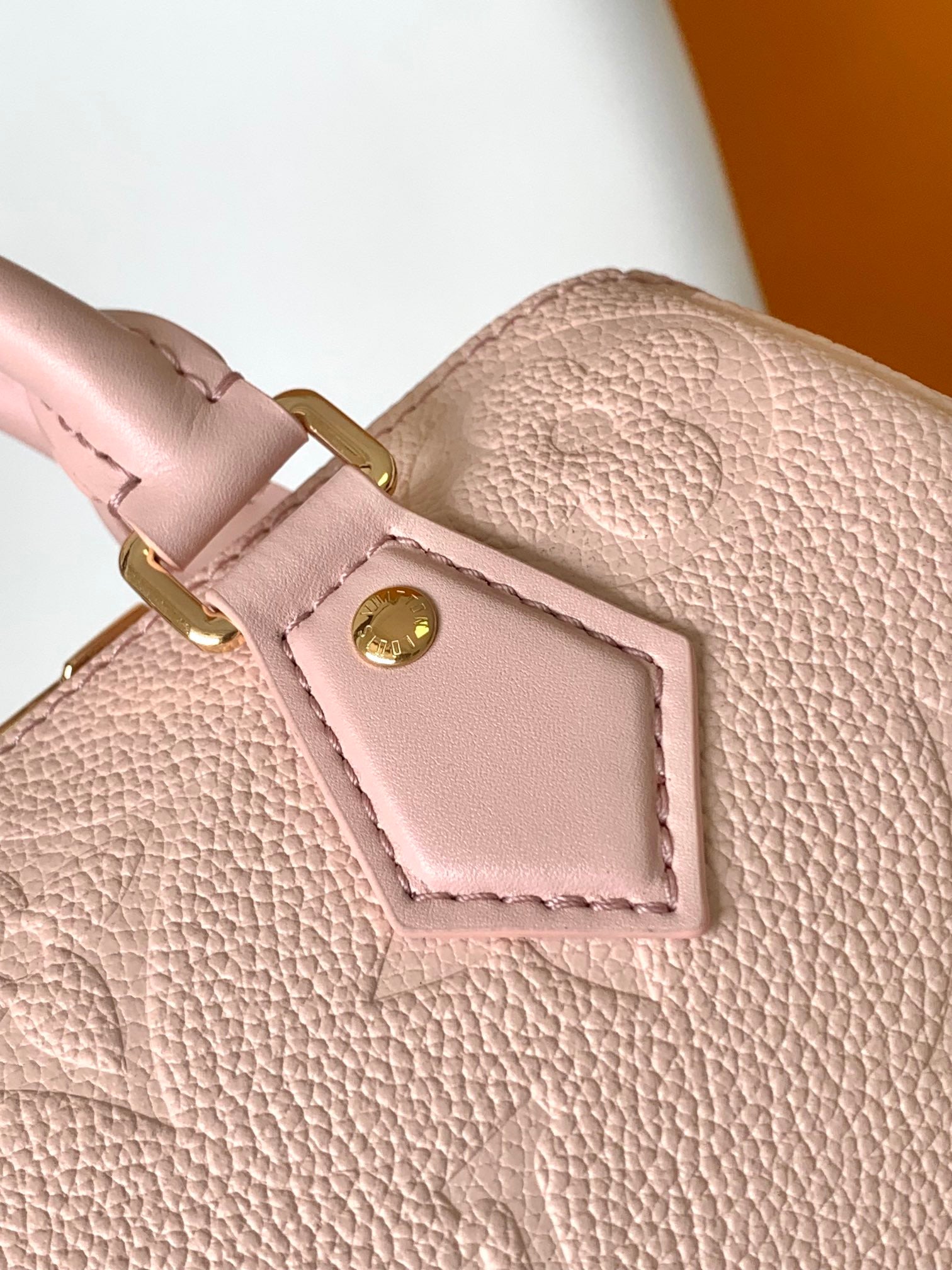 Louis Vuitton Speedy Bandoulière 20 Monogram Empreinte Leather Handbag - Rose Trianon
