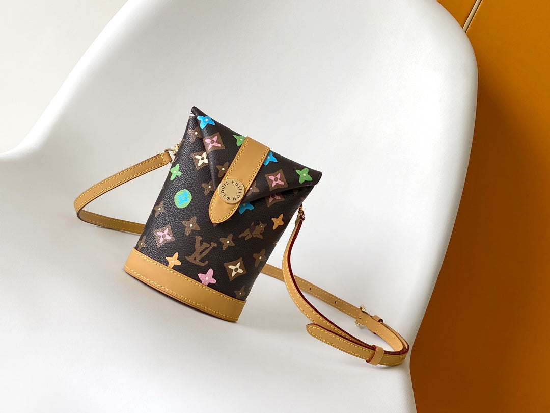 Louis Vuitton Murakami Monogram Multicolore Messenger Crossbody Bag
