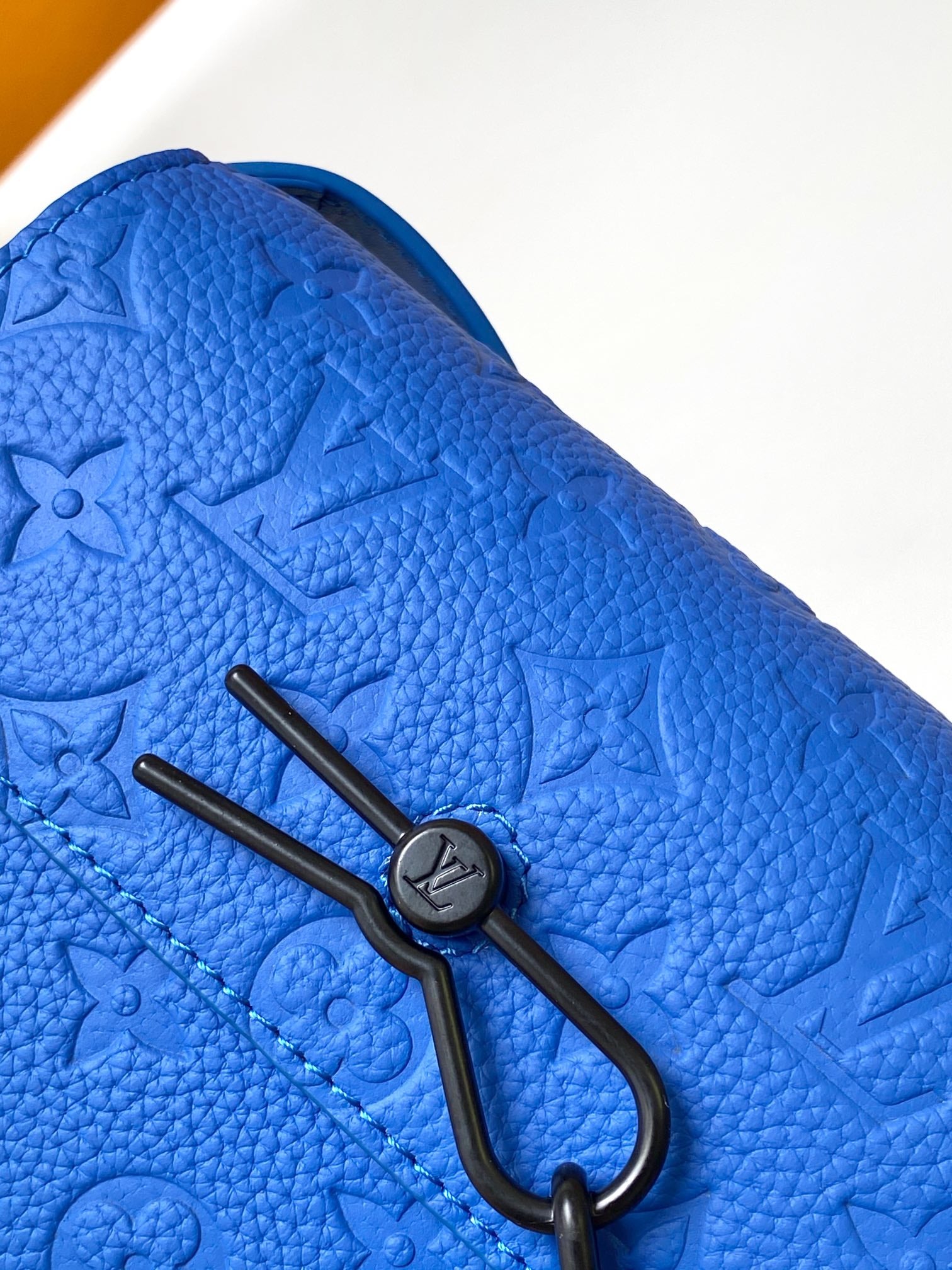 Louis Vuitton Taurillon Monogram Soft Trunk Shoulder Bag - Blue