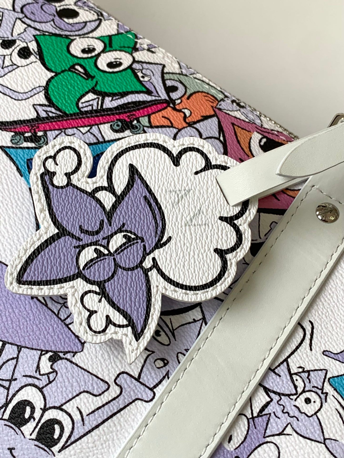 Louis Vuitton Keepall Bandoulière 50 LV Friends White Virgil Abloh