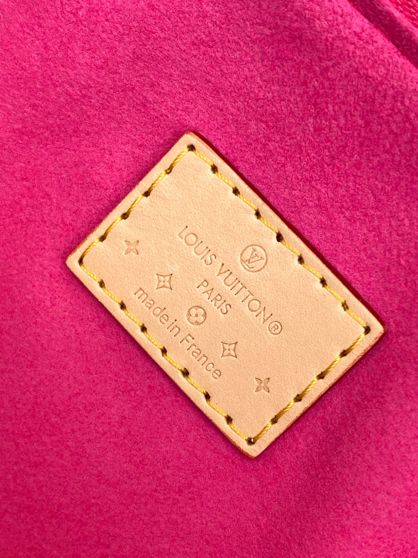 Louis Vuitton Nano Speedy Monogram Vernis Pink Patent Leather Bag with Chain Strap