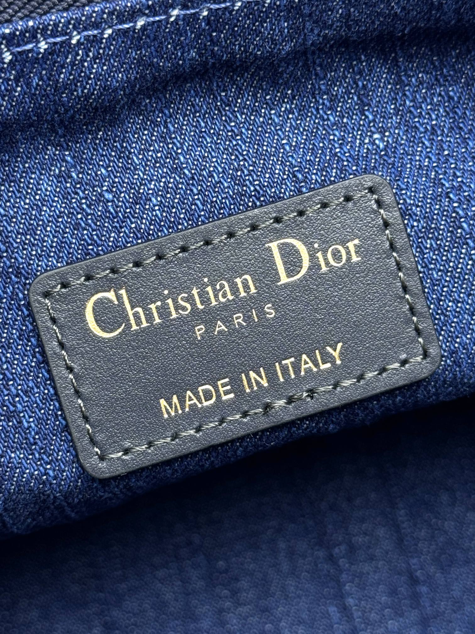 Dior Blue Oblique Jacquard Shoulder Bag - Christian Dior Handbag