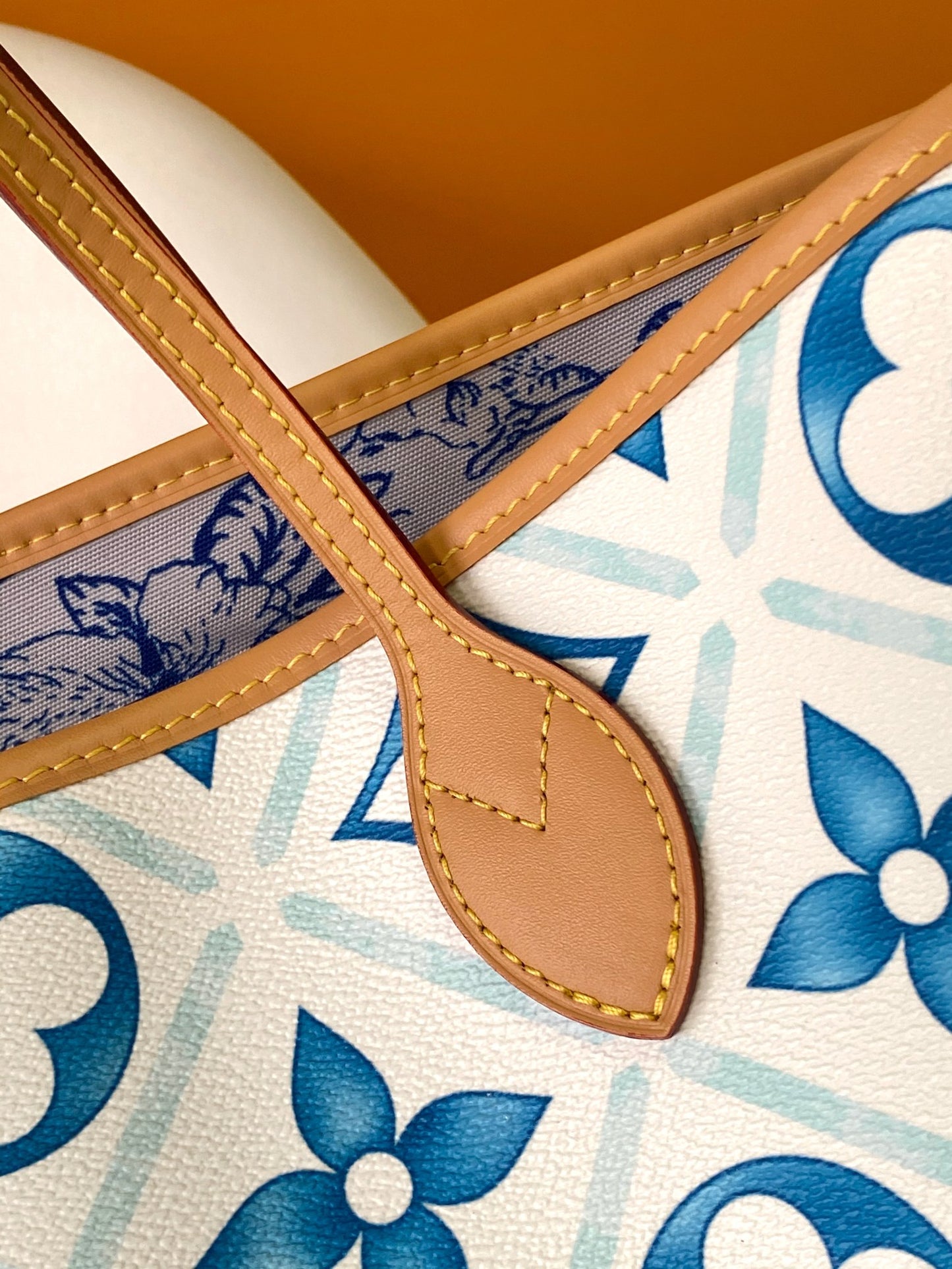 Louis Vuitton Neverfull MM By The Pool Monogram Tote Bag - Blue