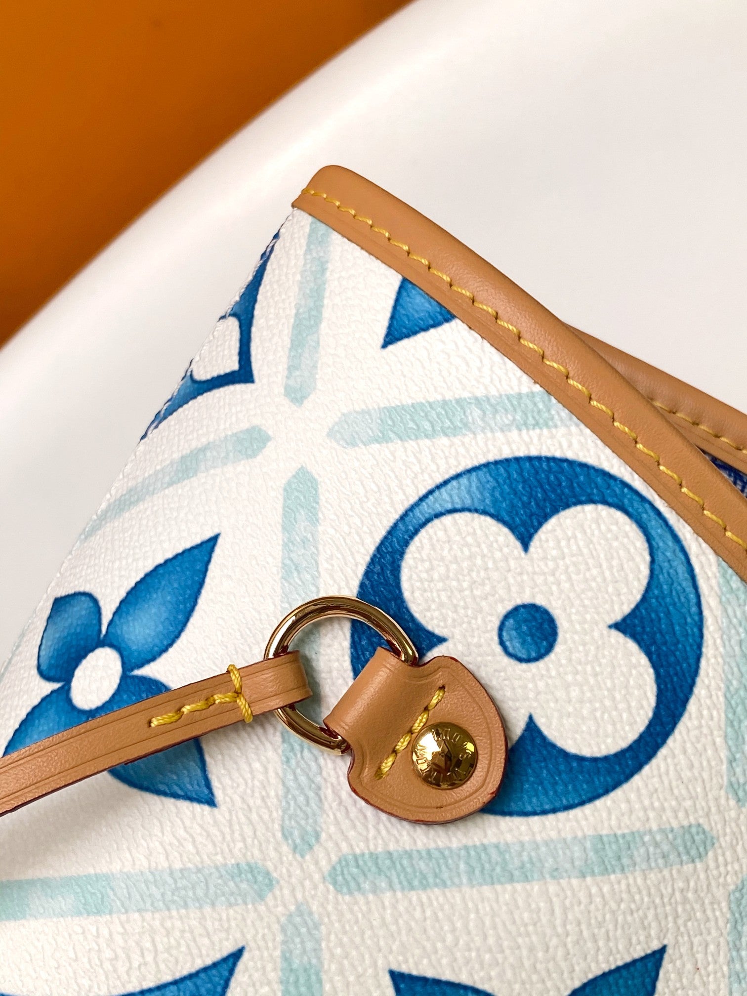 Louis Vuitton Neverfull MM By The Pool Monogram Tote Bag - Blue