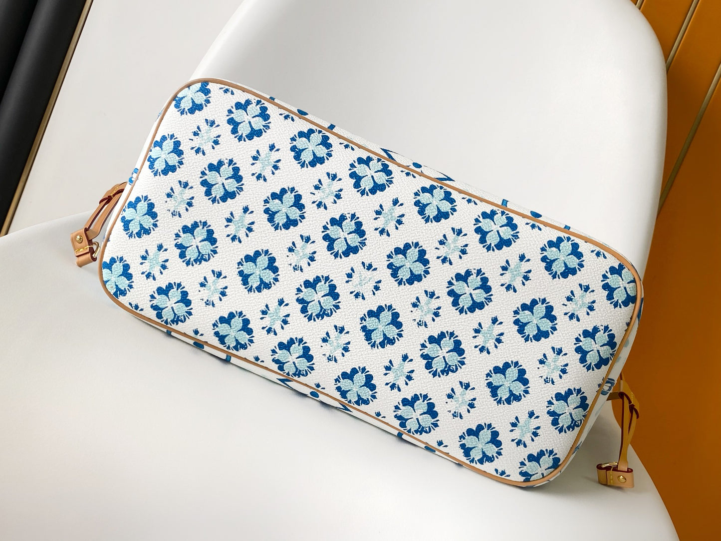 Louis Vuitton Neverfull MM By The Pool Monogram Tote Bag - Blue