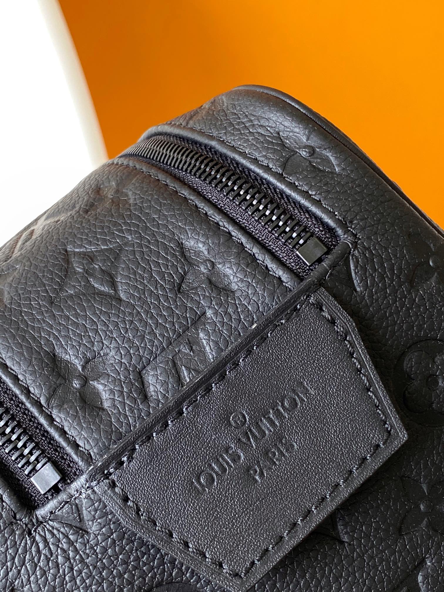 Louis Vuitton Monogram Shadow Leather Toiletry Pouch GM - Black