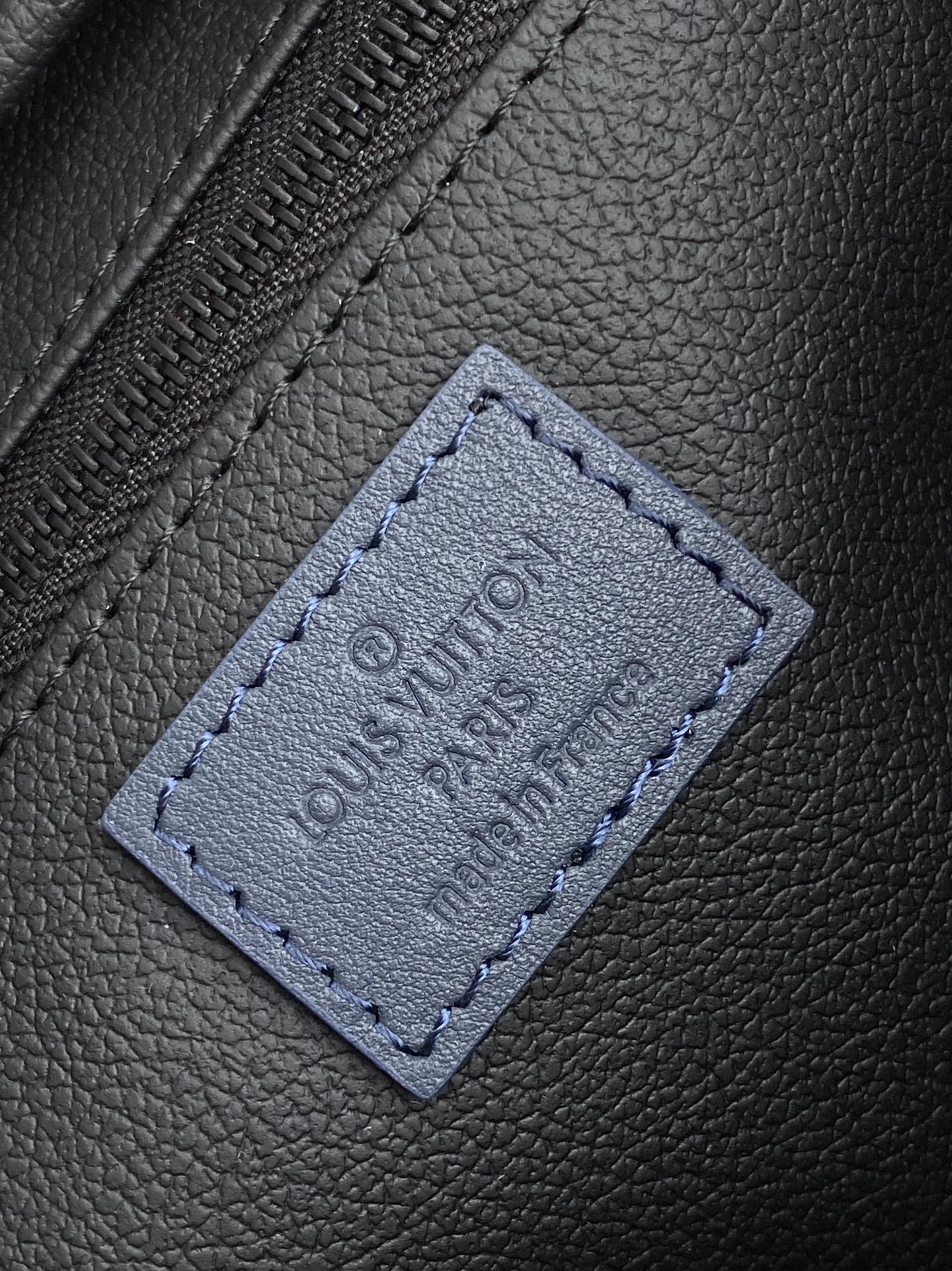 Louis Vuitton Monogram Shadow Leather Toiletry Pouch - Navy Blue