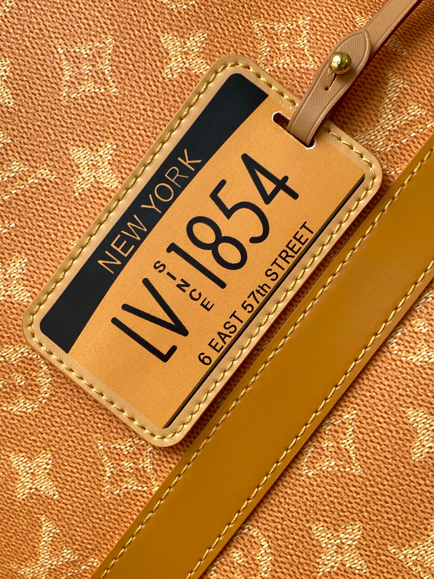Louis Vuitton Since 1854 Keepall Bandoulière 50 Yellow Monogram Duffle Bag