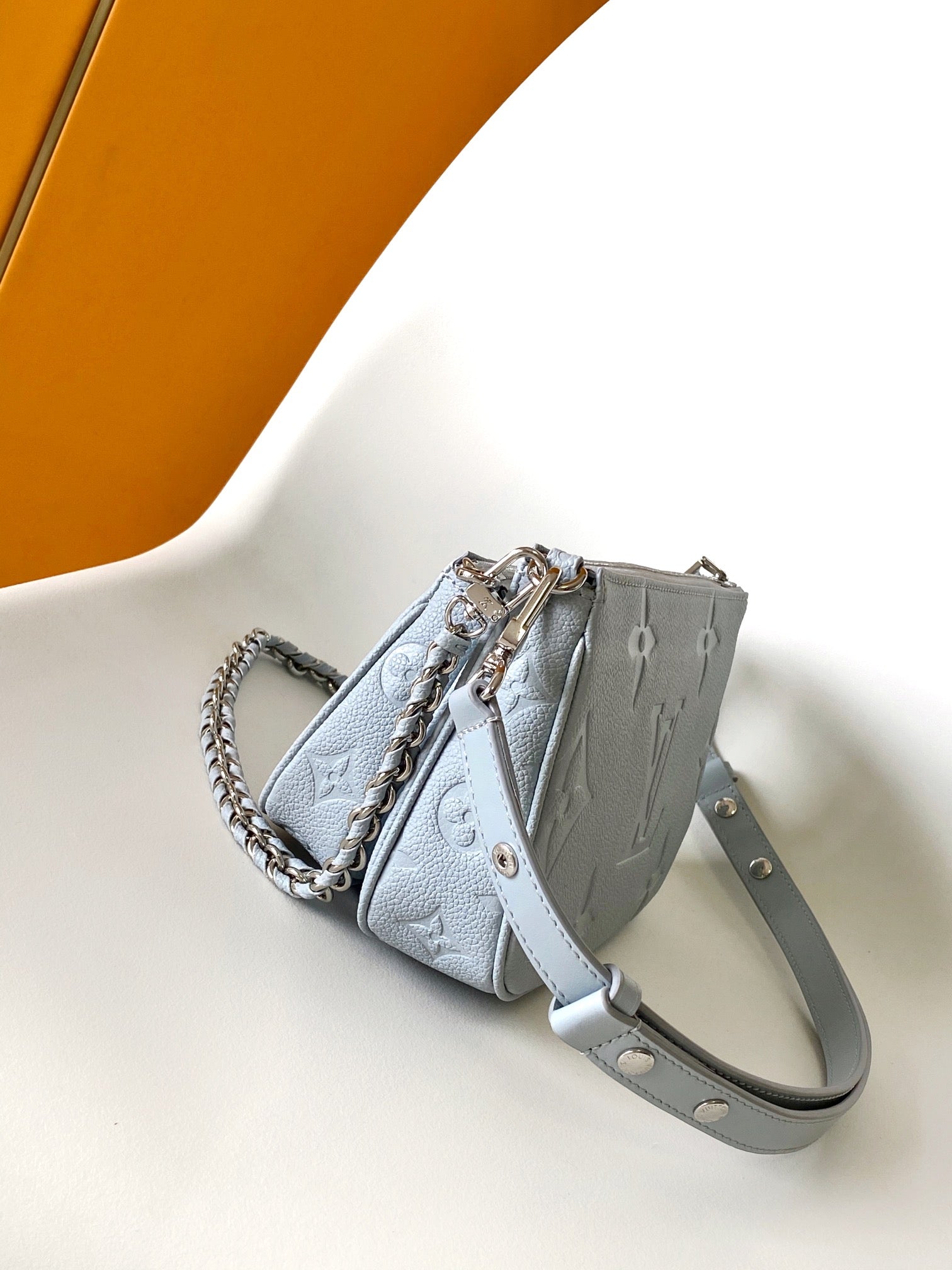 Louis Vuitton Maxi Multi Pochette Accessoires - Glacier Blue Padded Monogram