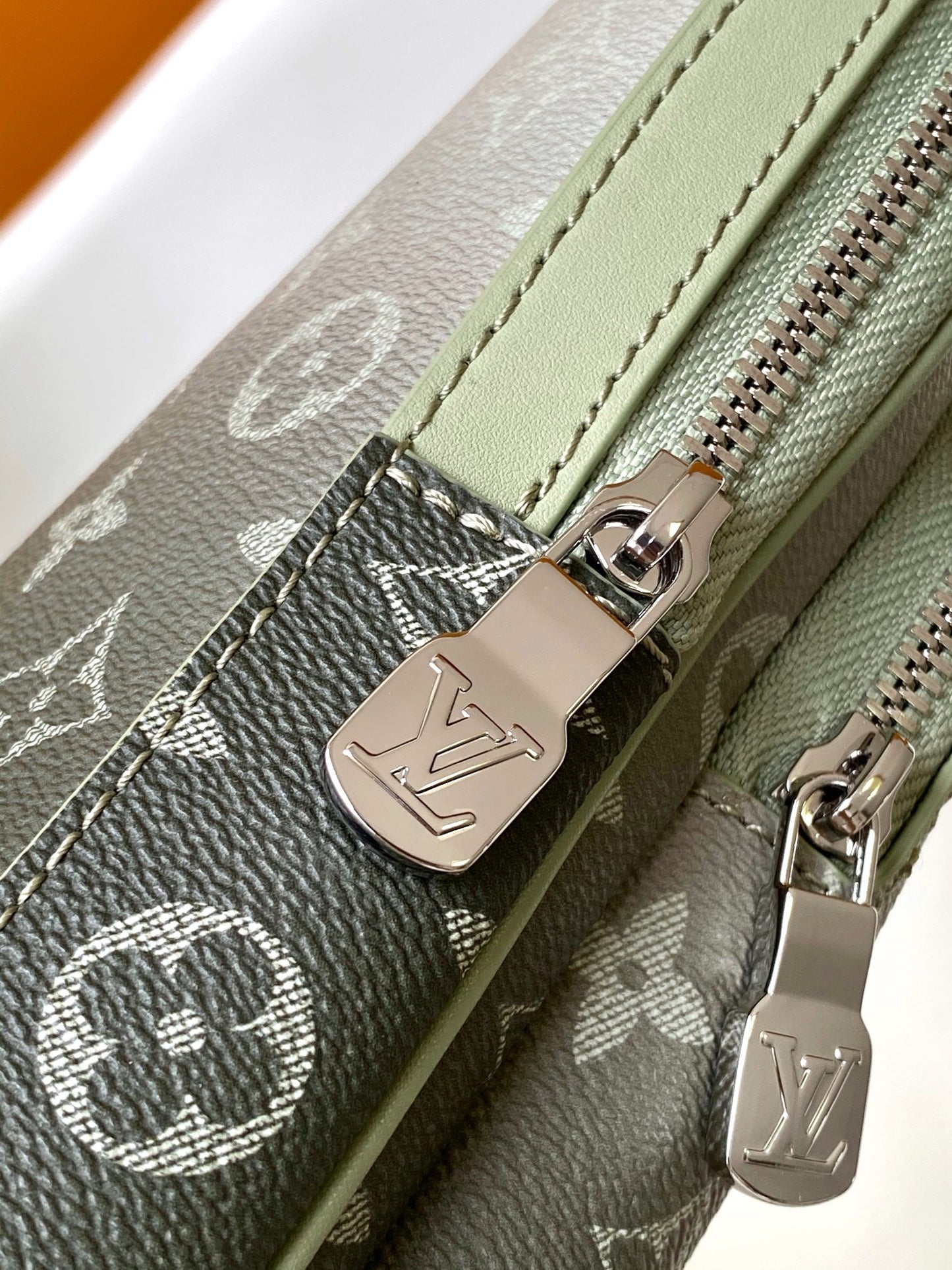 Monogram Gradient Avenue Sling Bag - Mint Green