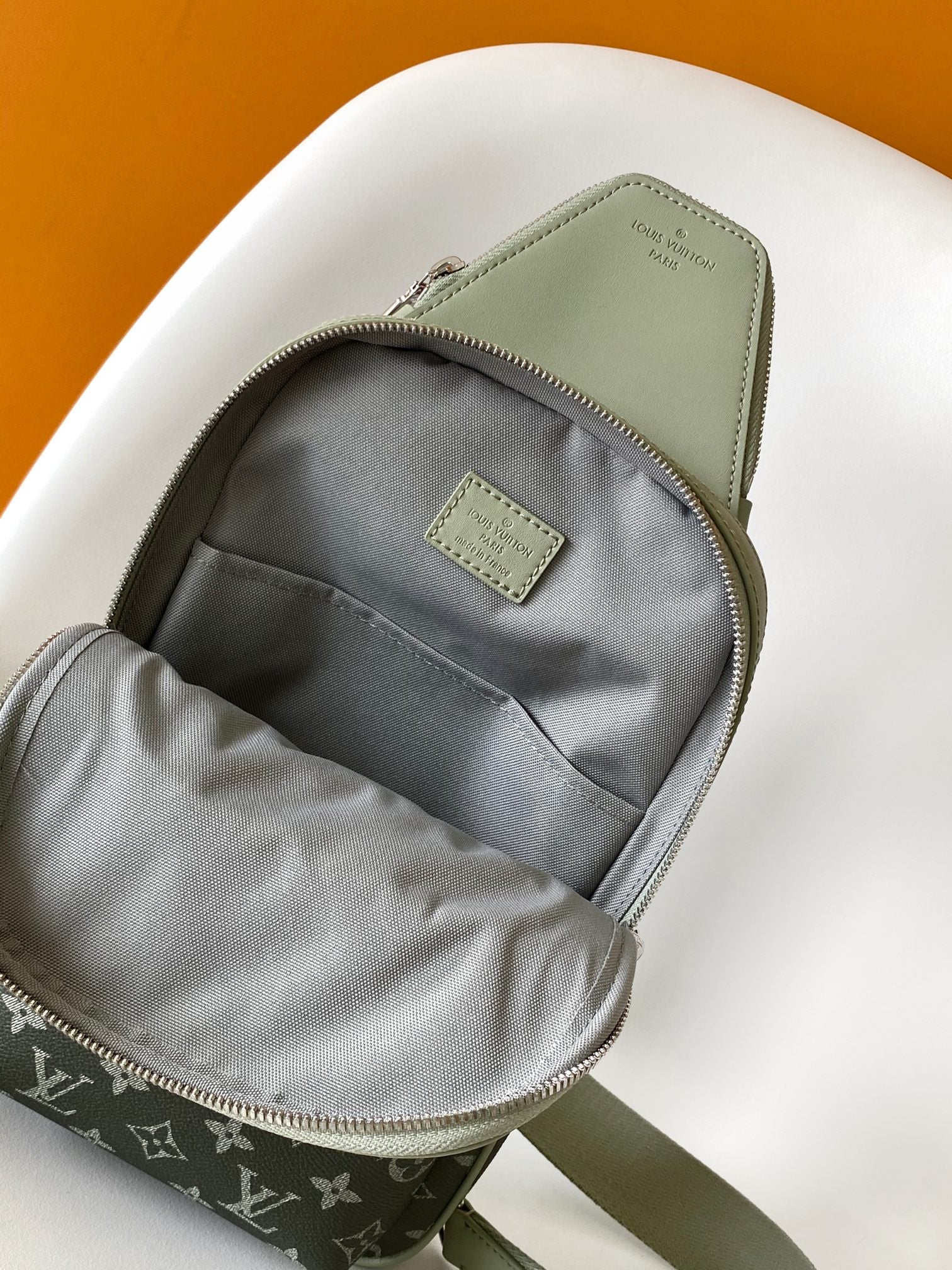 Monogram Gradient Avenue Sling Bag - Mint Green