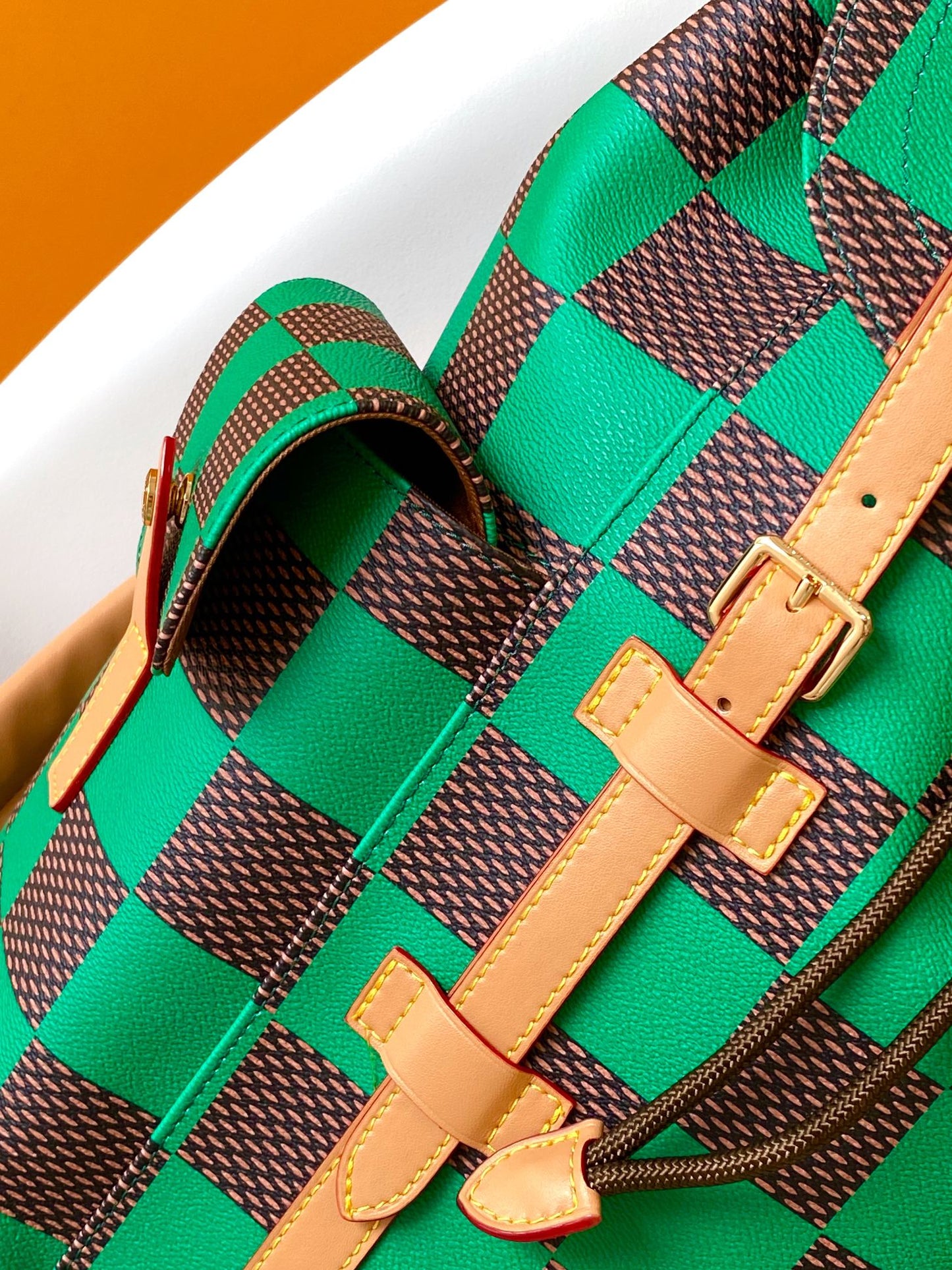 Louis Vuitton Christopher PM Backpack Damier Pop Green