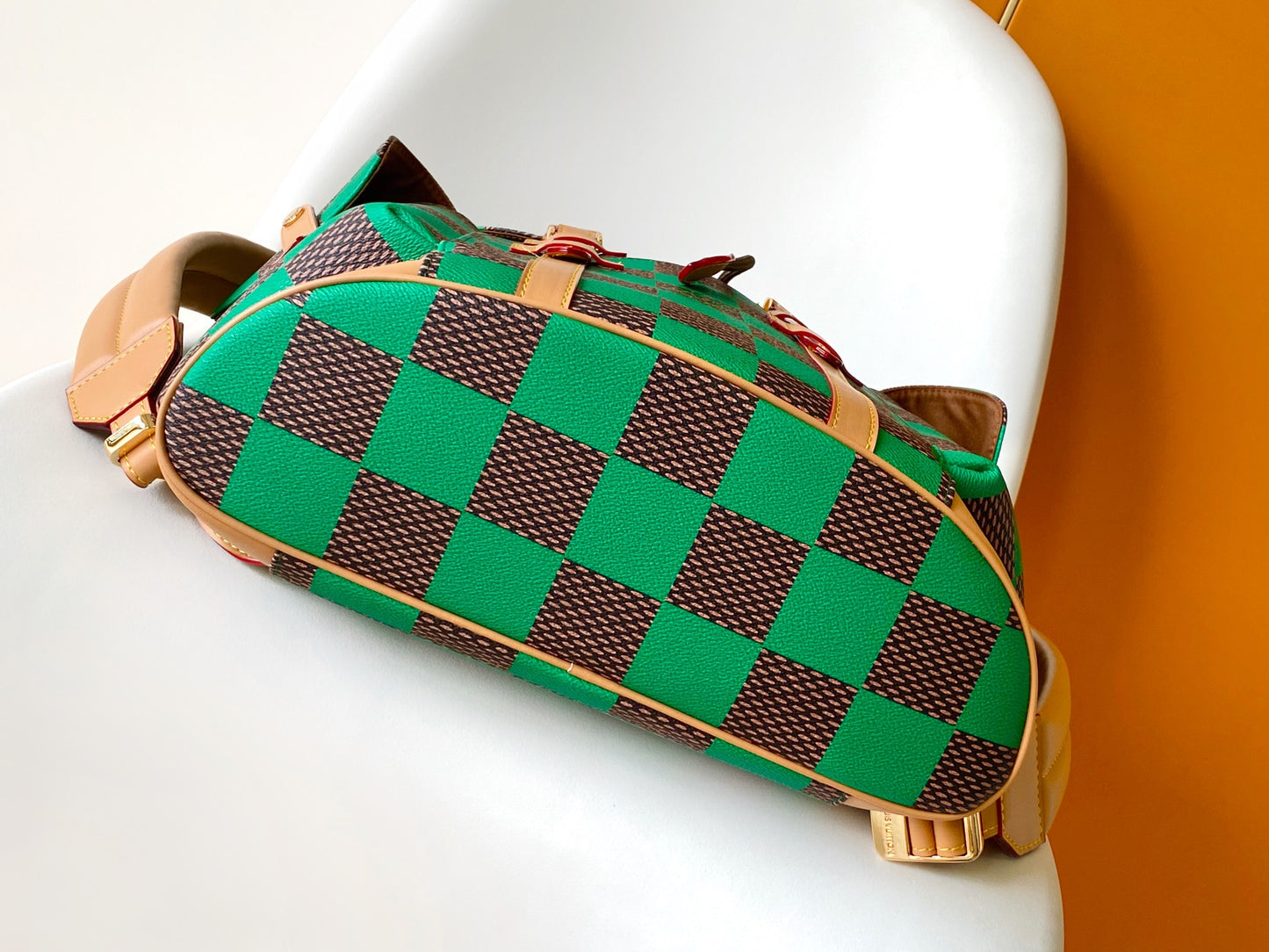 Louis Vuitton Christopher PM Backpack Damier Pop Green
