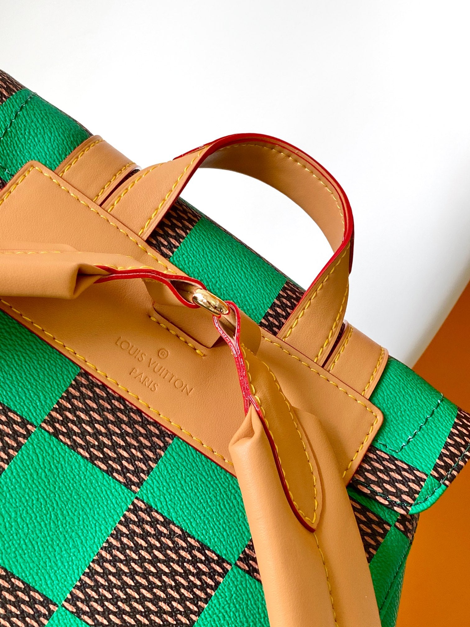 Louis Vuitton Christopher PM Backpack Damier Pop Green