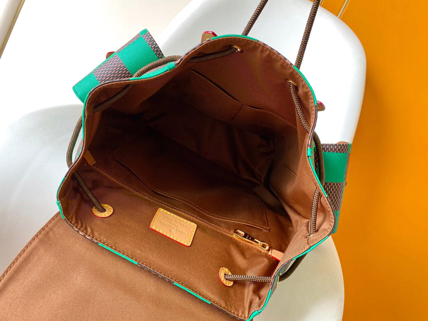 Louis Vuitton Christopher PM Backpack Damier Pop Green