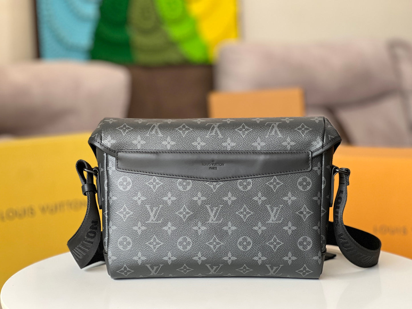 Louis Vuitton Trio Messenger Bag - Monogram Eclipse Canvas - Black/Grey