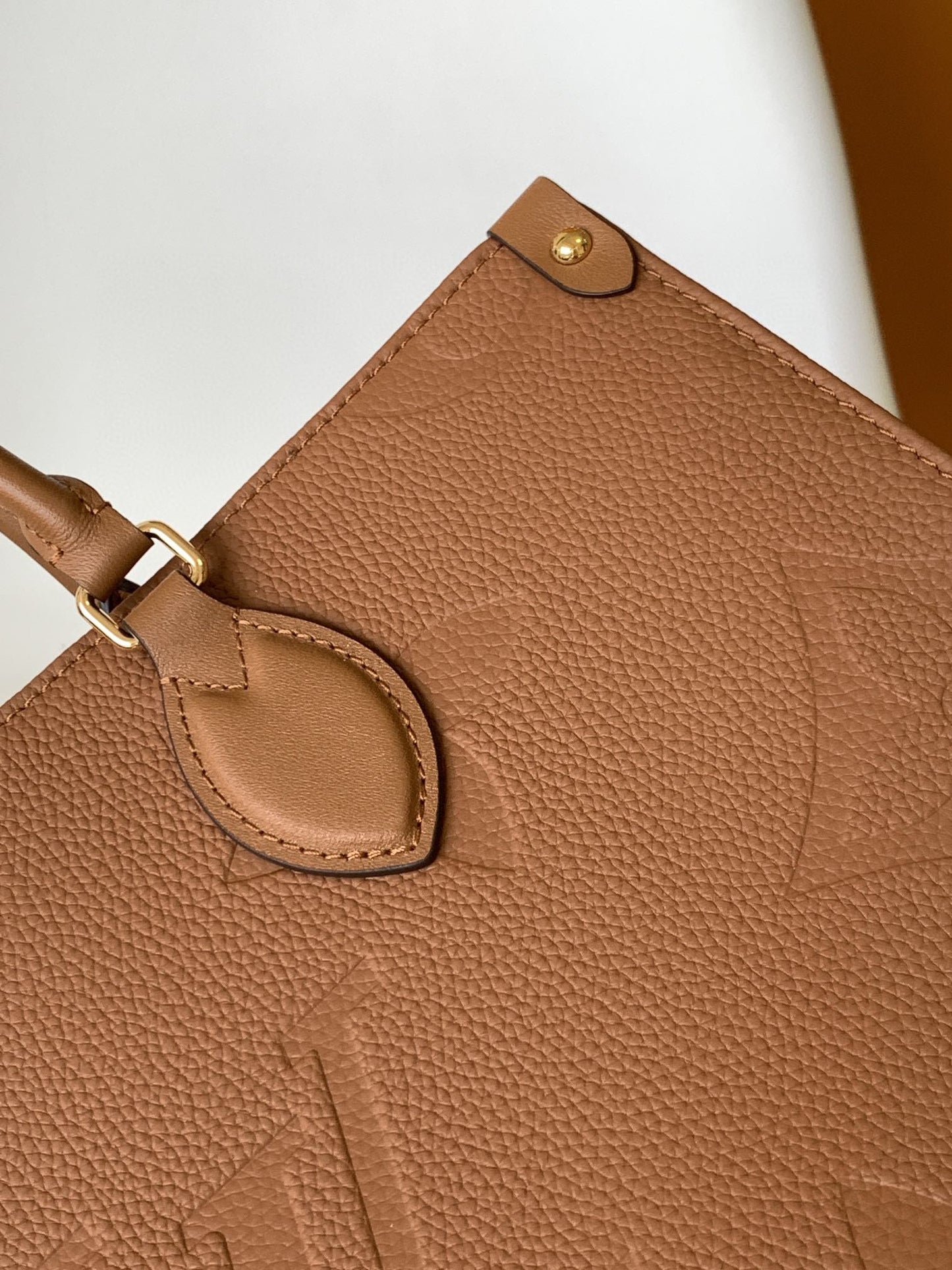 Louis Vuitton OnTheGo GM Monogram Empreinte Leather Tote - Cognac