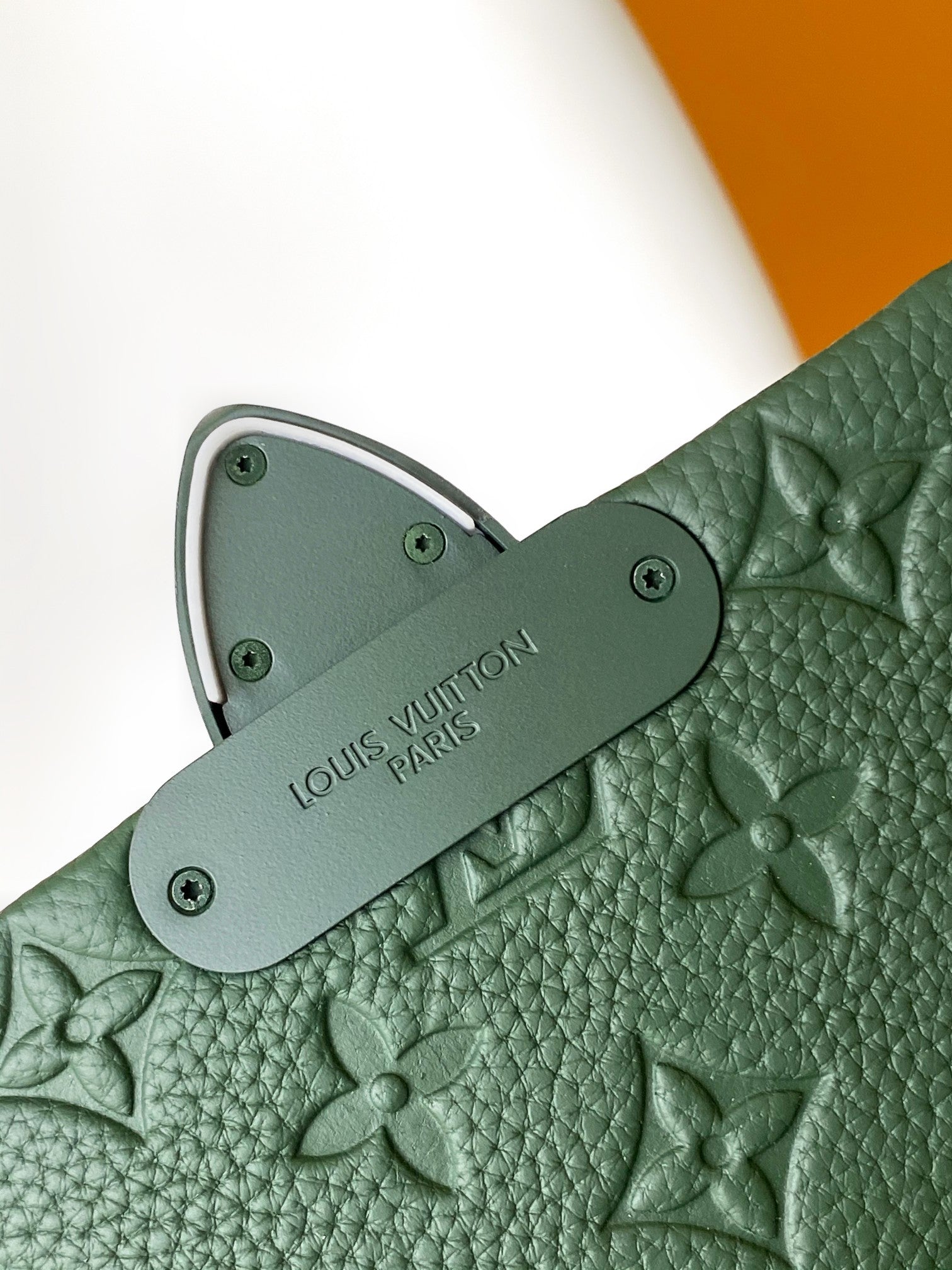 Louis Vuitton S-Lock Messenger Bag - Monogram Taurillon Leather - Dark Green