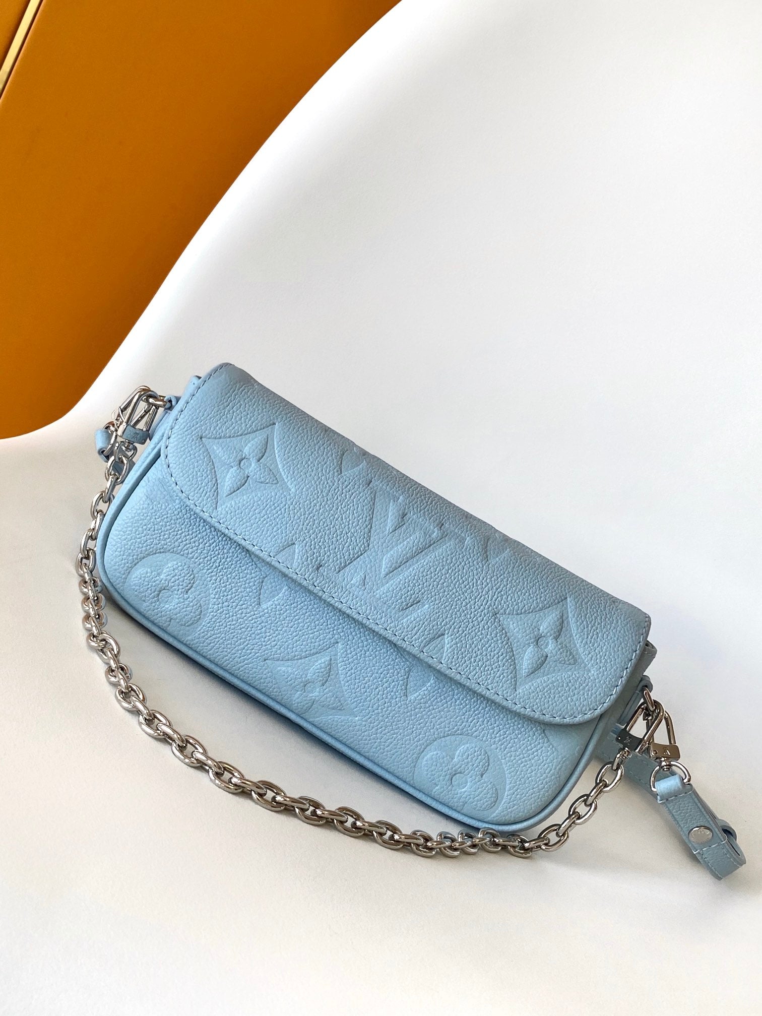 Louis Vuitton Lexa Handbag - Light Blue Quilted Monogram Leather Shoulder Bag