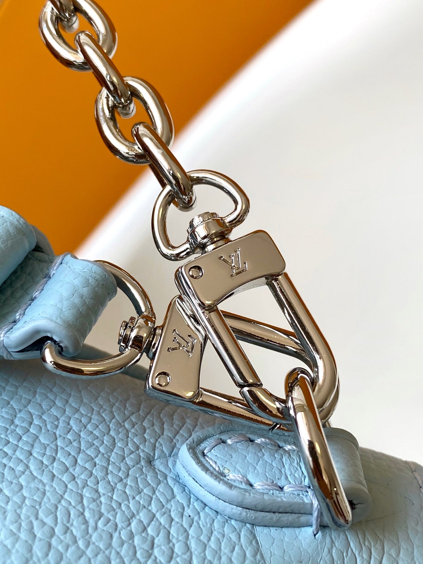 Louis Vuitton Lexa Handbag - Light Blue Quilted Monogram Leather Shoulder Bag