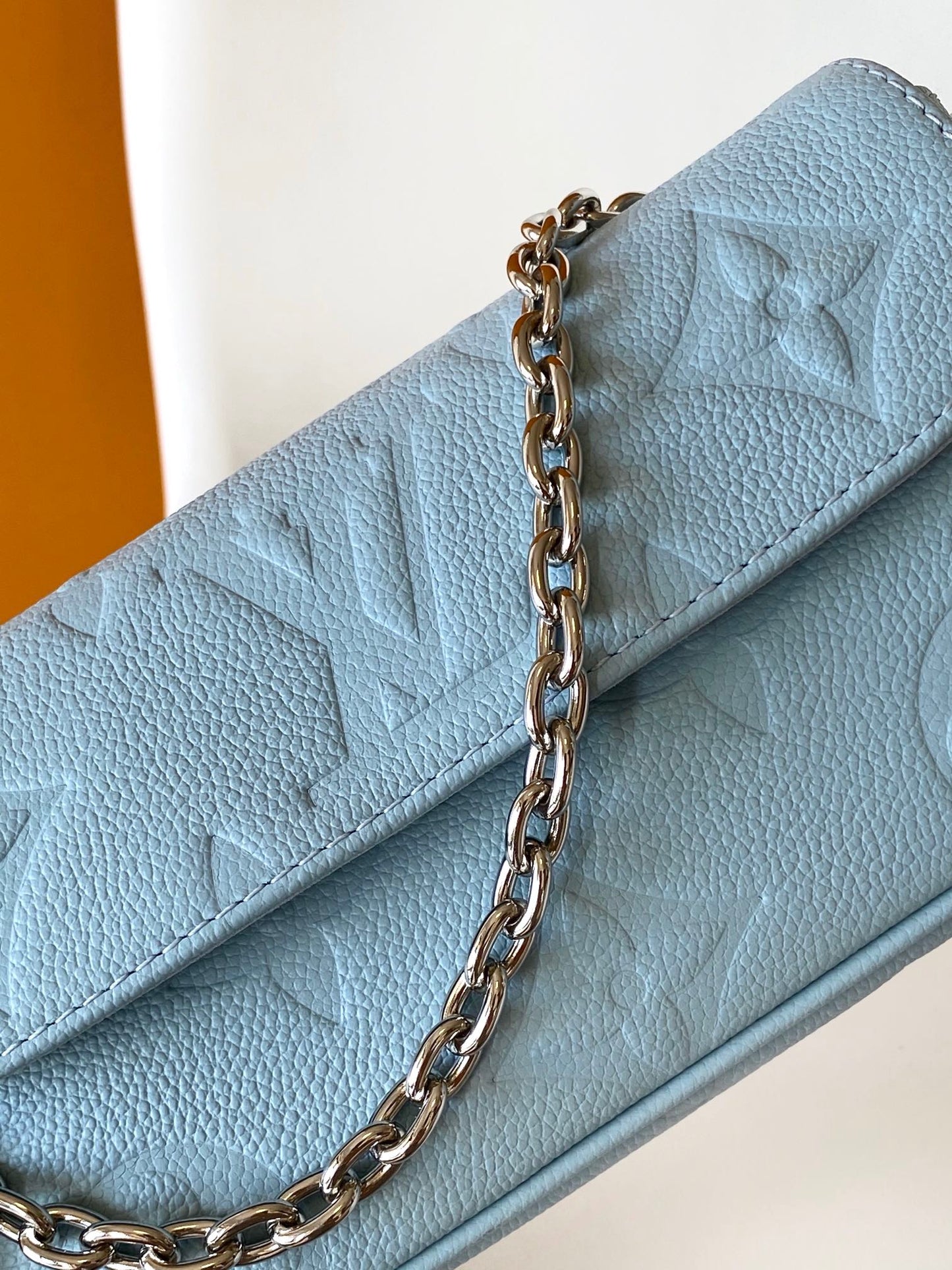 Louis Vuitton Lexa Handbag - Light Blue Quilted Monogram Leather Shoulder Bag