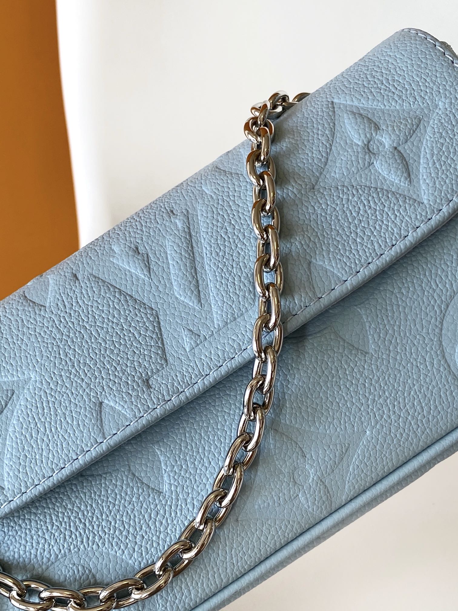 Louis Vuitton Lexa Handbag - Light Blue Quilted Monogram Leather Shoulder Bag