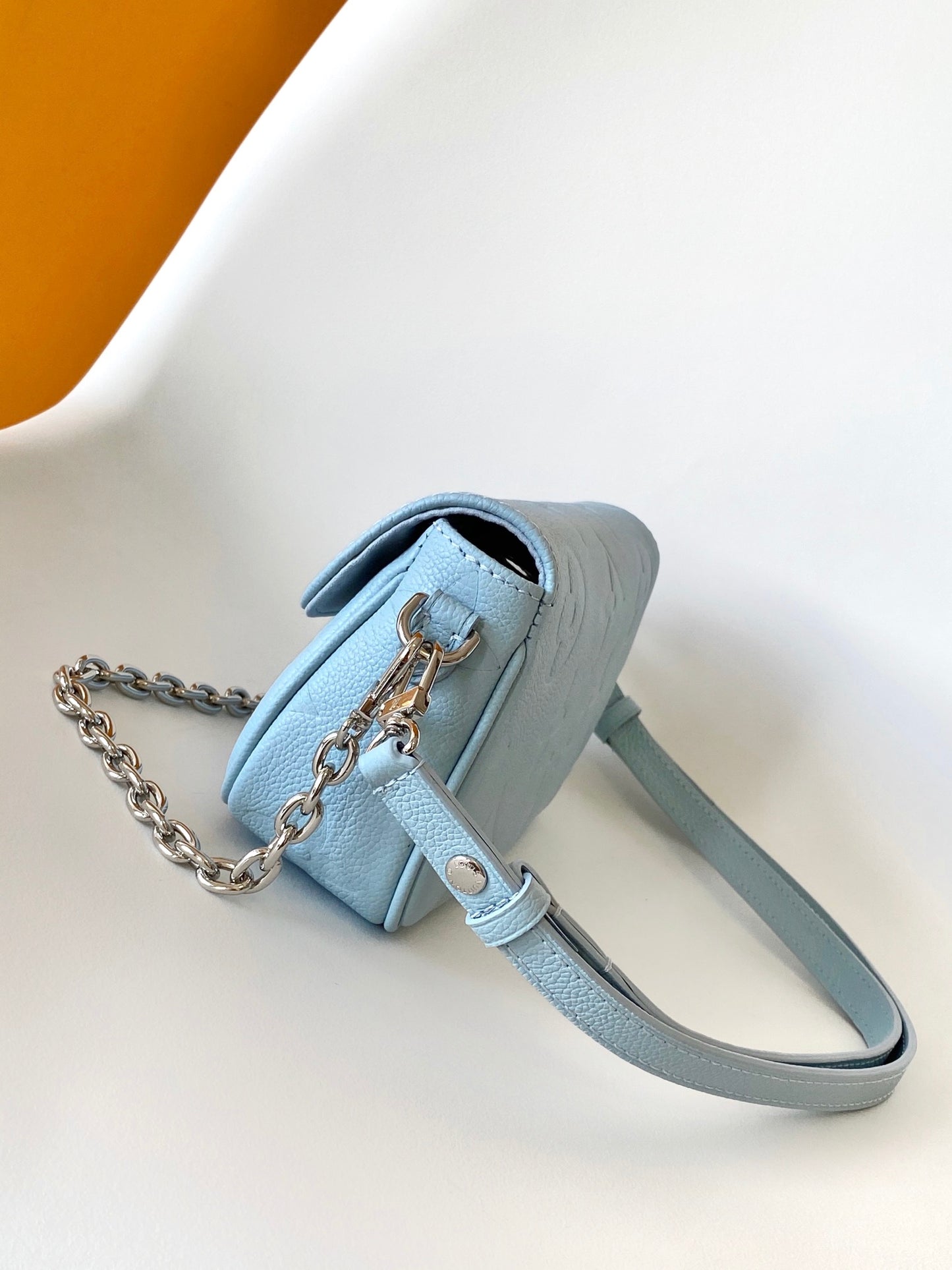 Louis Vuitton Lexa Handbag - Light Blue Quilted Monogram Leather Shoulder Bag