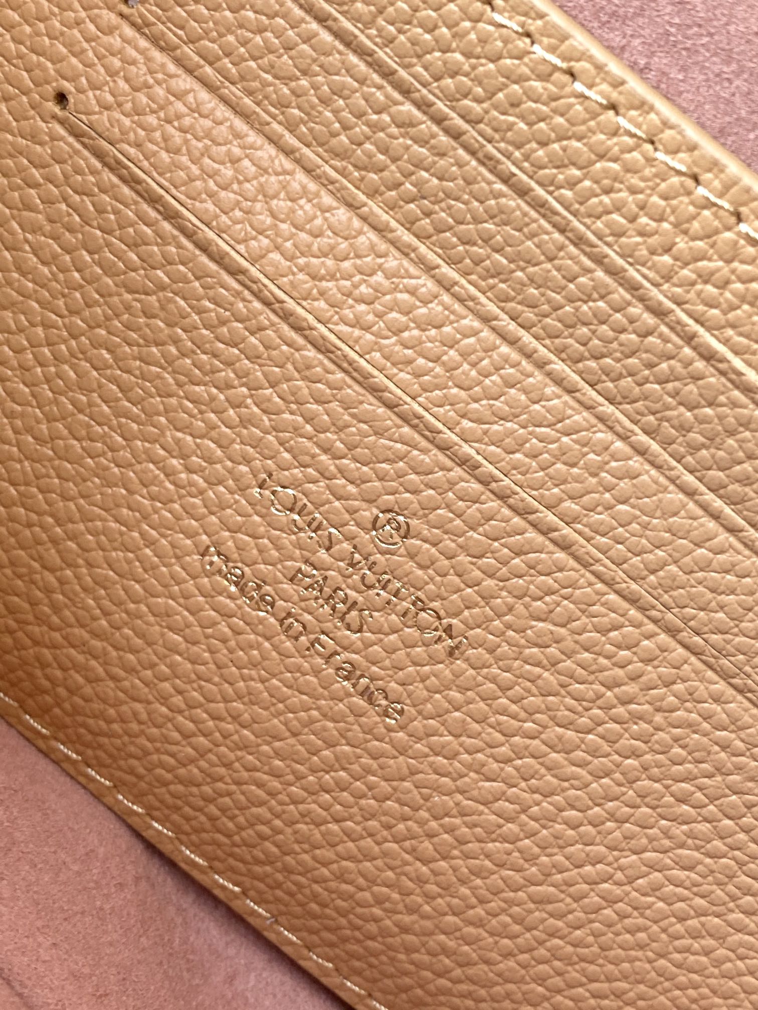 Louis Vuitton Easy Pouch on Strap Monogram Empreinte Leather - Beige