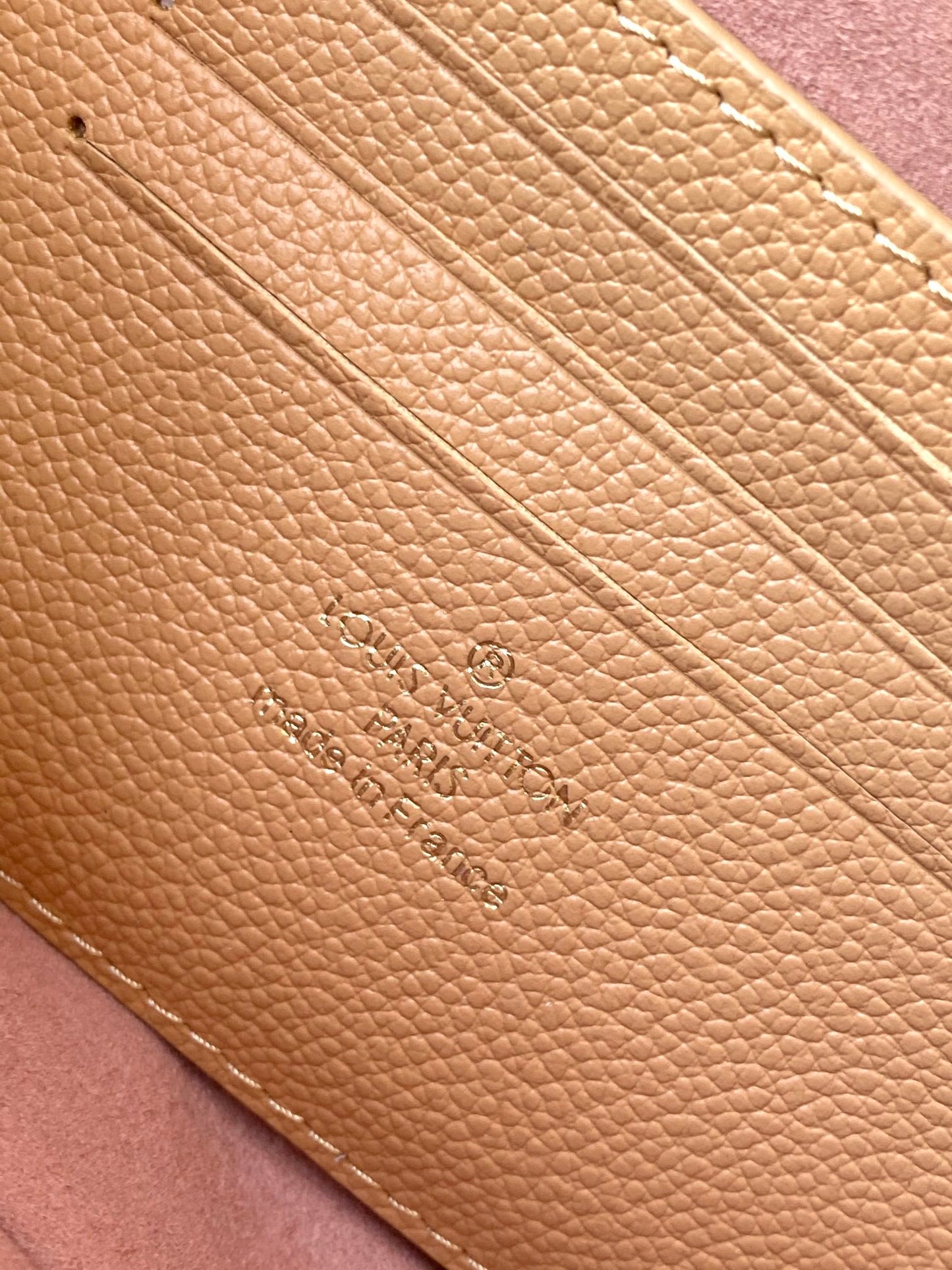 Louis Vuitton Easy Pouch on Strap Monogram Empreinte Leather - Beige