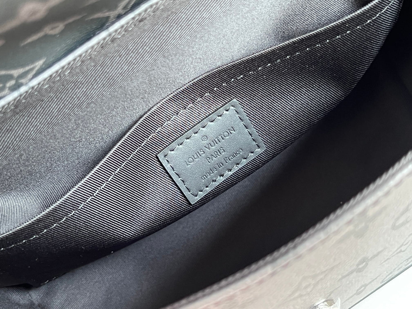 Louis Vuitton Outdoor Messenger Bag Monogram Eclipse Canvas Black