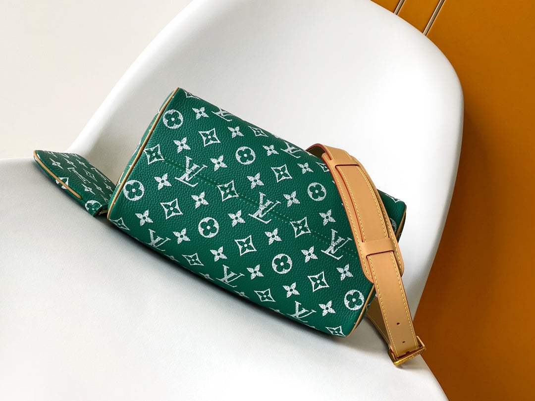Louis Vuitton Speedy Bandoulière 25 - Pharrell Williams Green Monogram