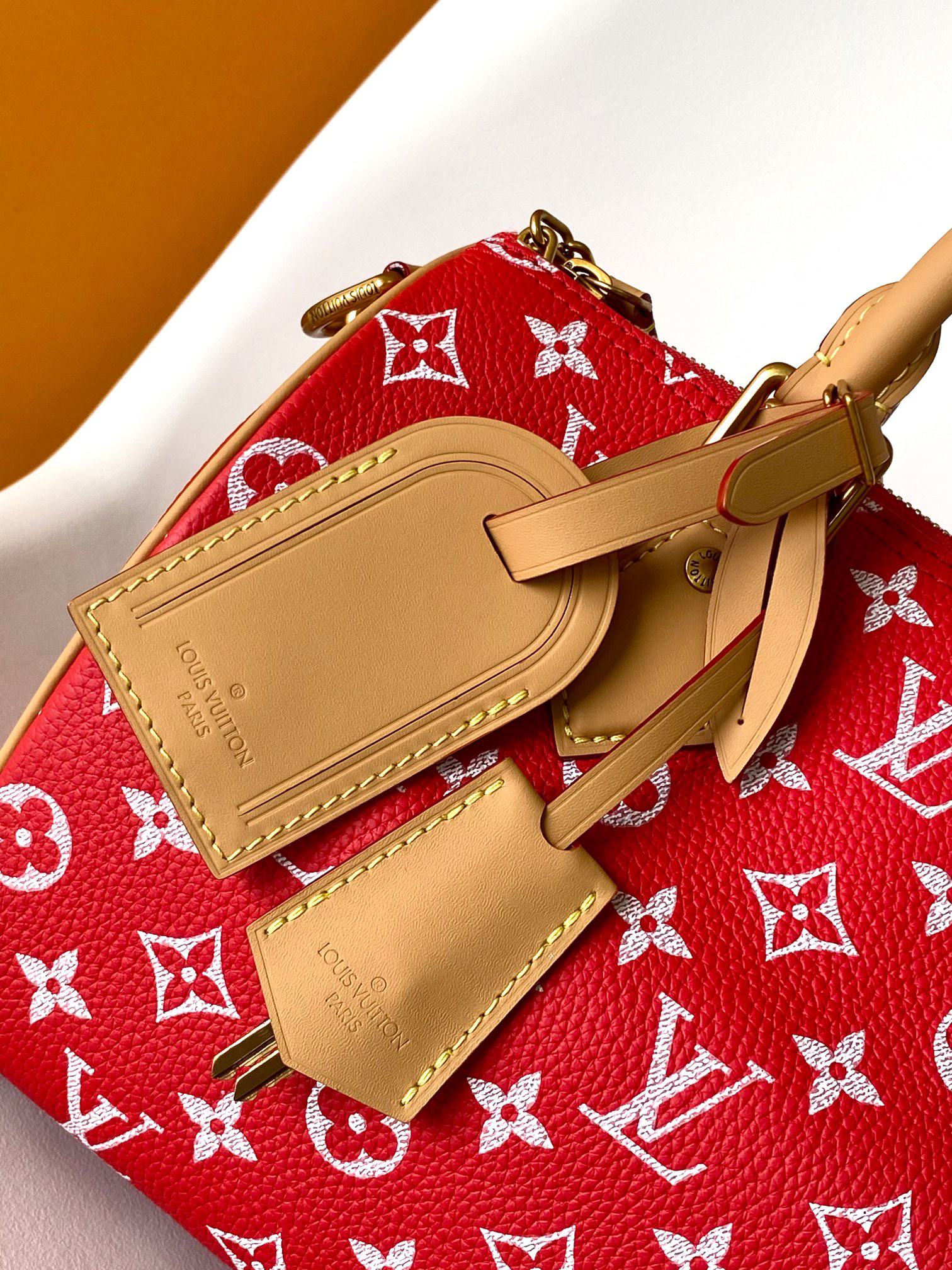 Louis Vuitton Speedy P9 Bandoulière 25 Monogram Red