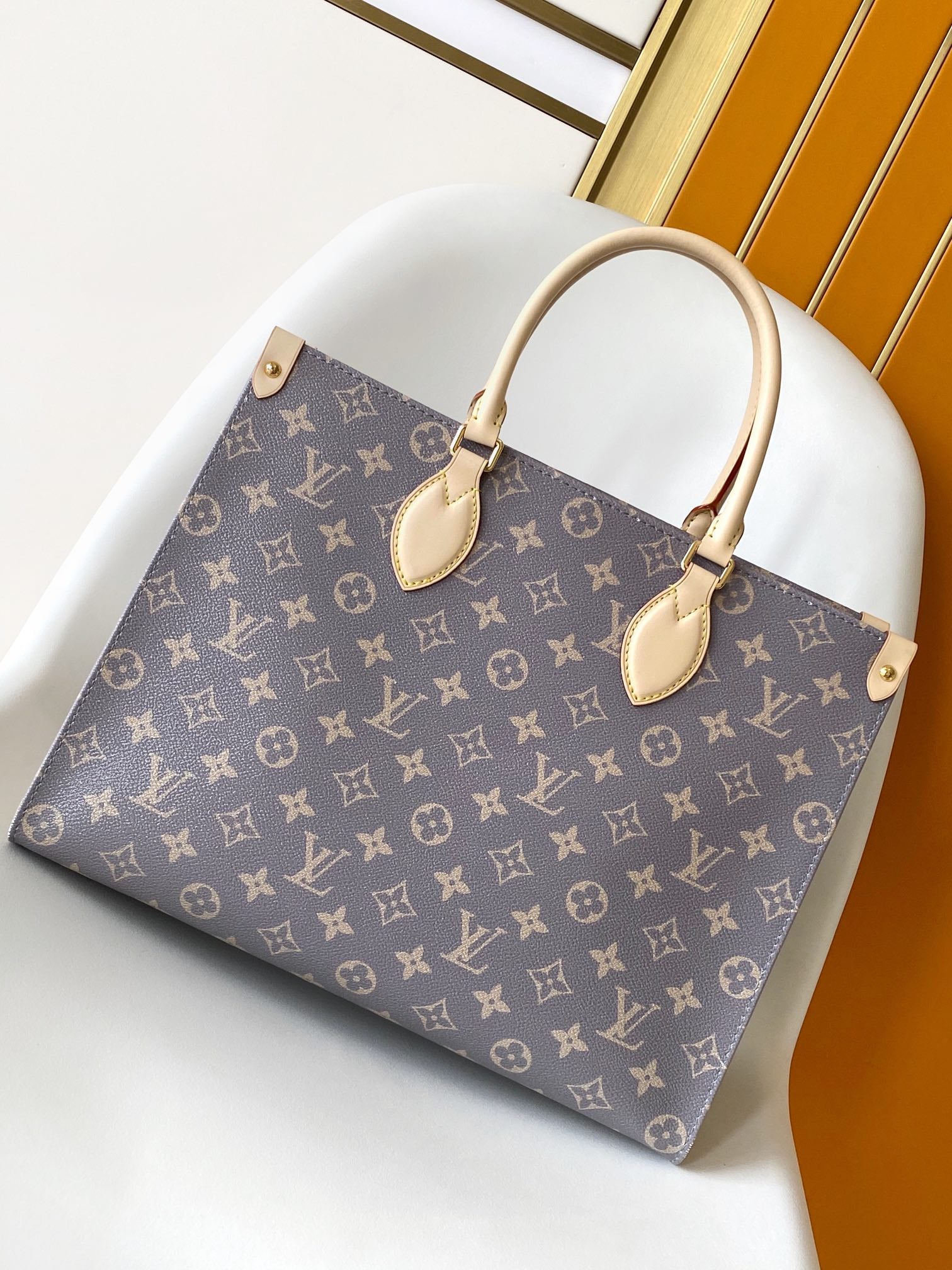 Louis Vuitton Onthego MM Monogram Empreinte Leather Tote Bag