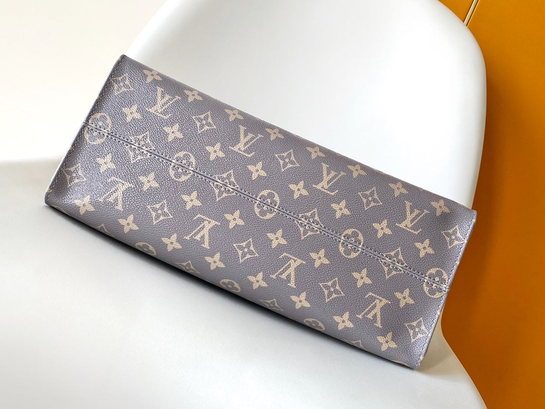 Louis Vuitton Onthego MM Monogram Empreinte Leather Tote Bag
