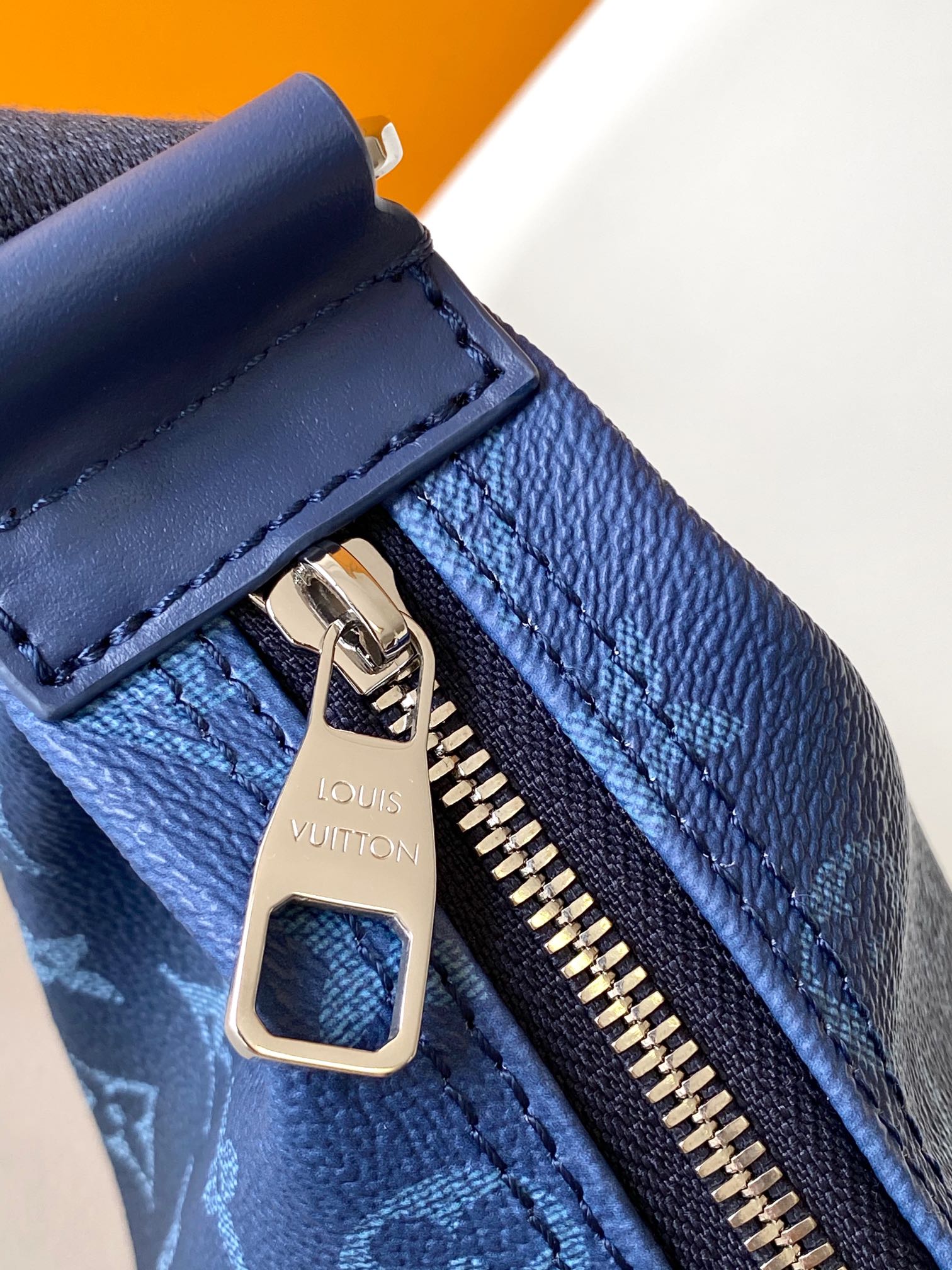 Louis Vuitton Monogram Gradient Cruiser Bumbag Navy Blue Leather Crossbody Bag