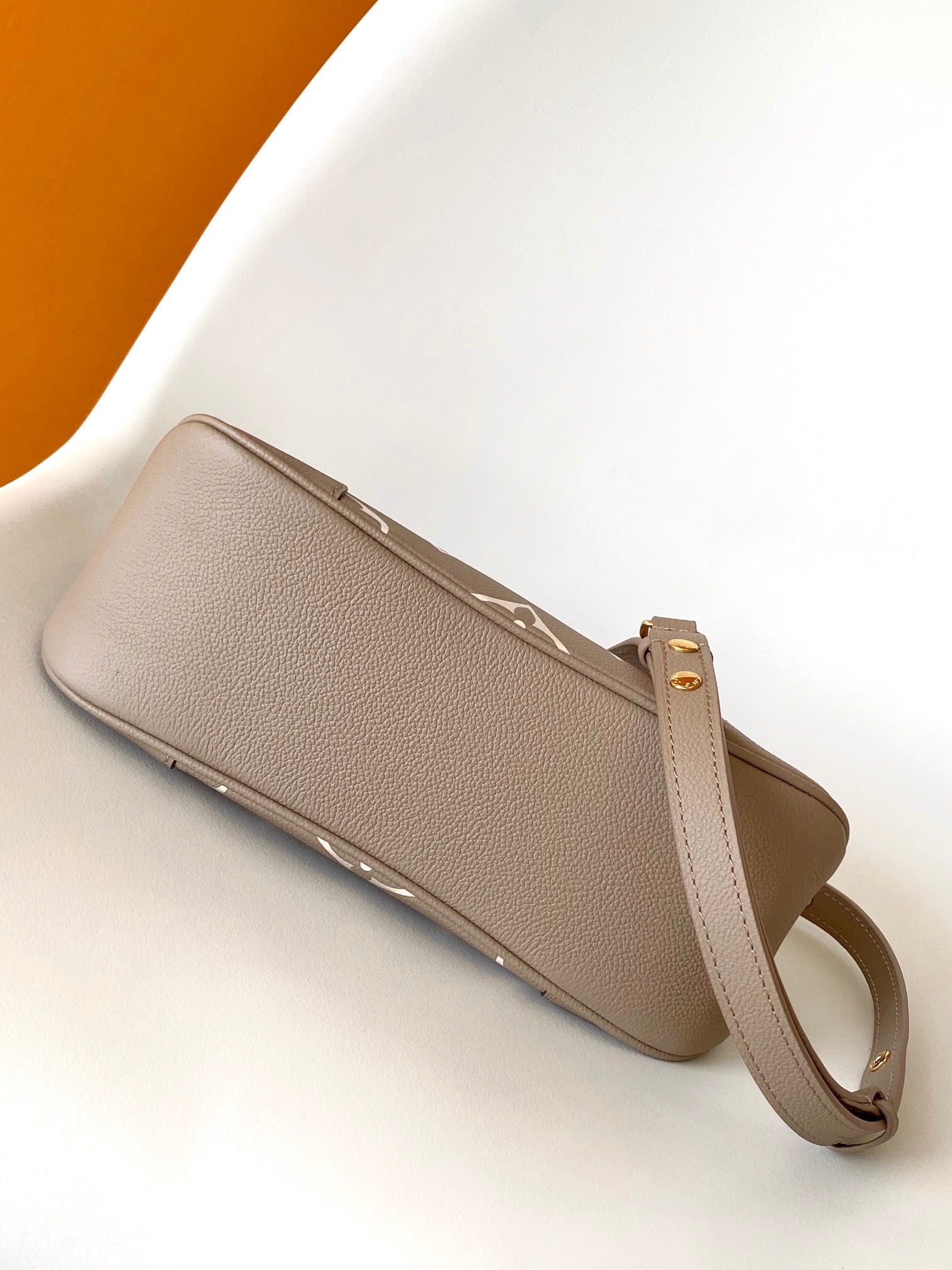 Louis Vuitton Boulogne Monogram Empreinte Leather Bag - Tourterelle / Creme