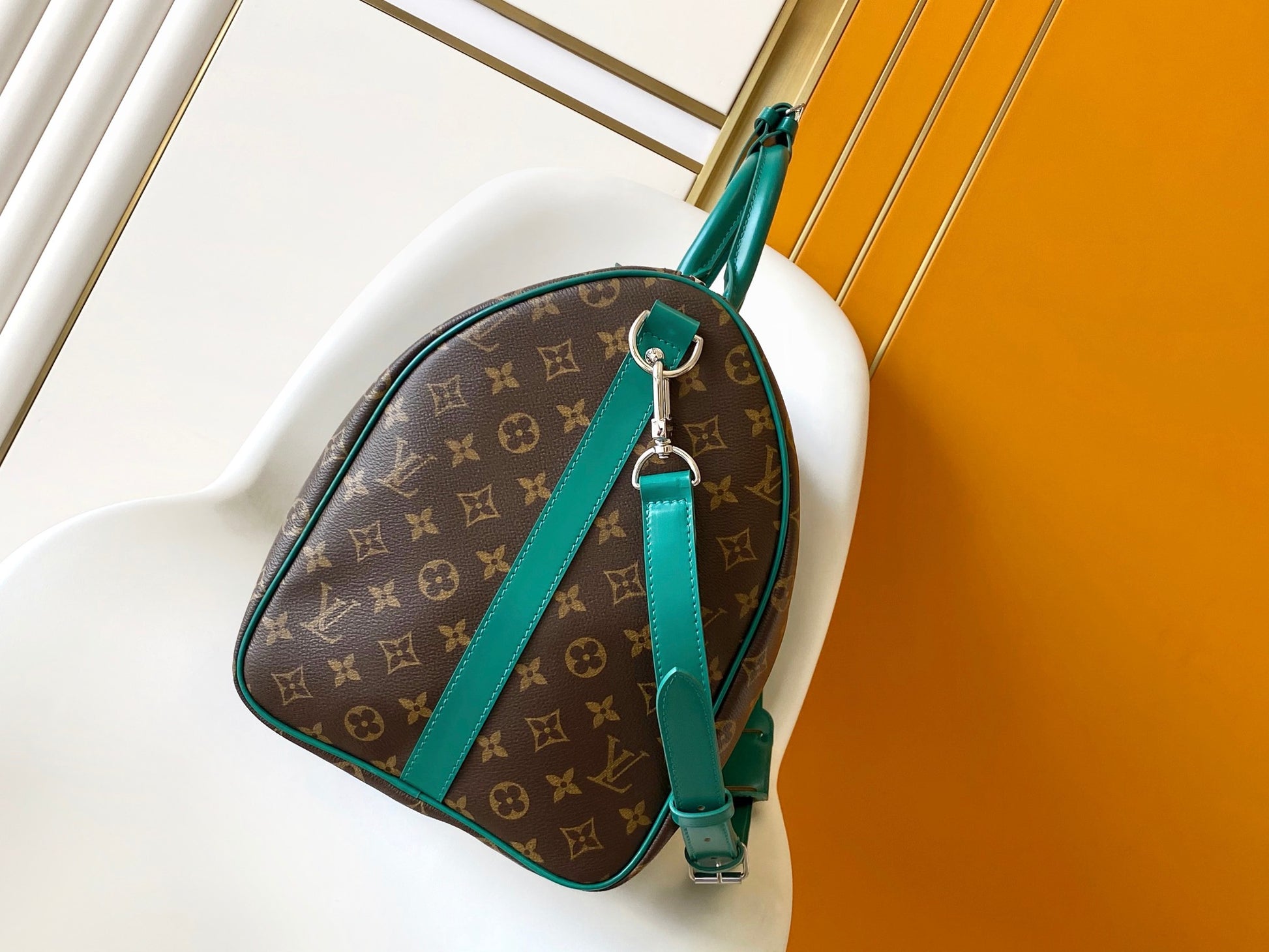 Louis Vuitton Keepall Bandoulière 50 Monogram Canvas - Brown/Green