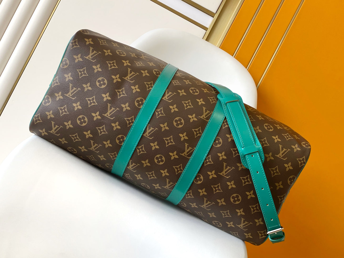 Louis Vuitton Keepall Bandoulière 50 Monogram Canvas - Brown/Green