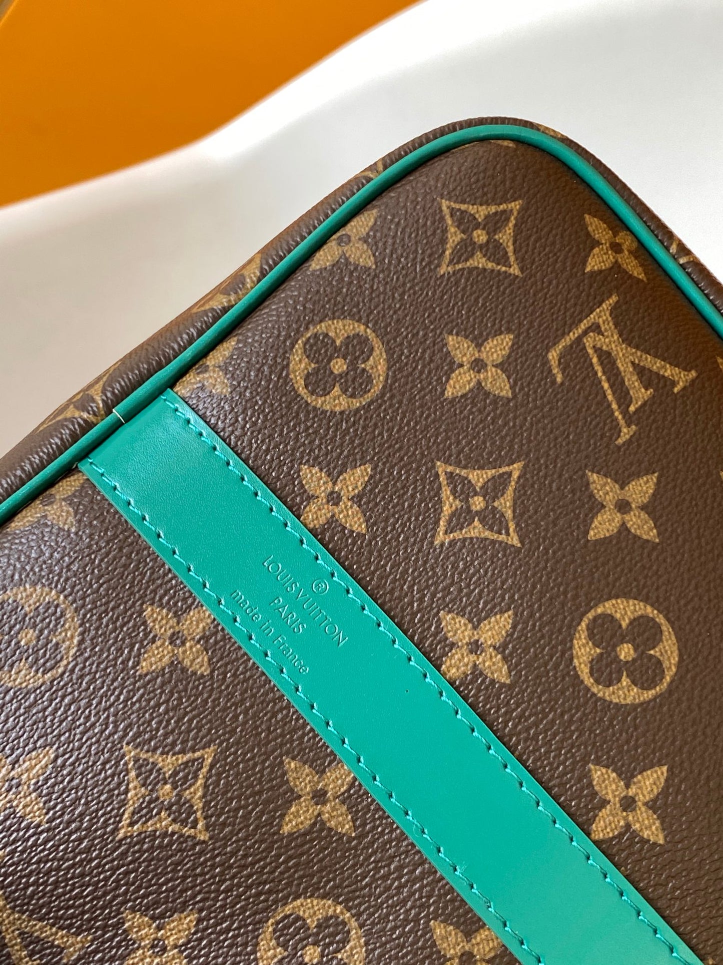 Louis Vuitton Keepall Bandoulière 50 Monogram Canvas - Brown/Green