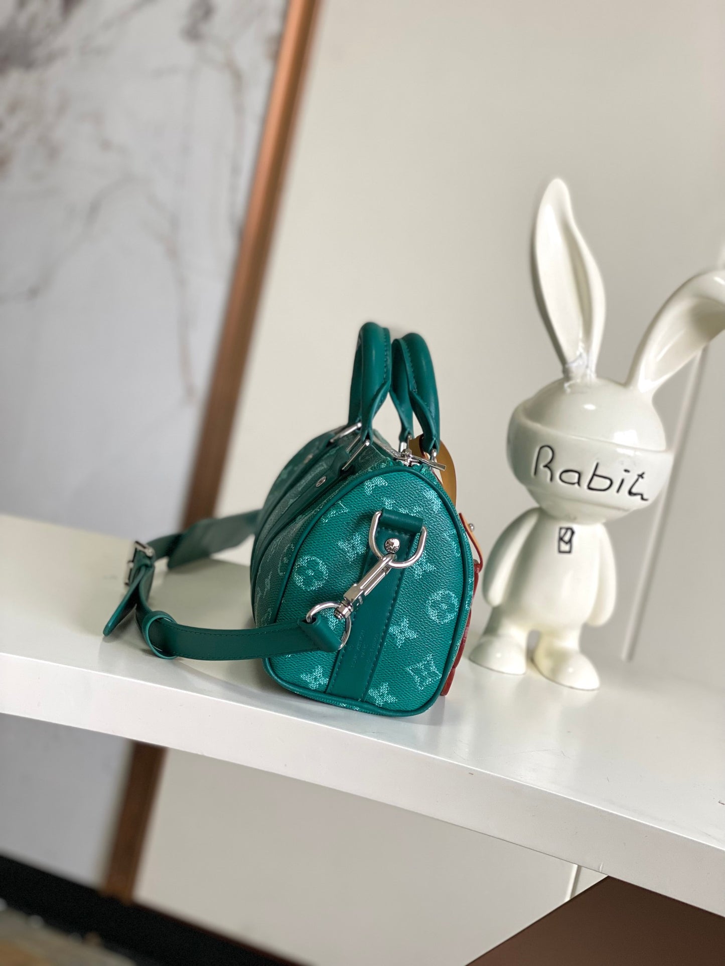 Louis Vuitton x Tyler, The Creator Keepall Bandoulière 25 Green Monogram Craggy