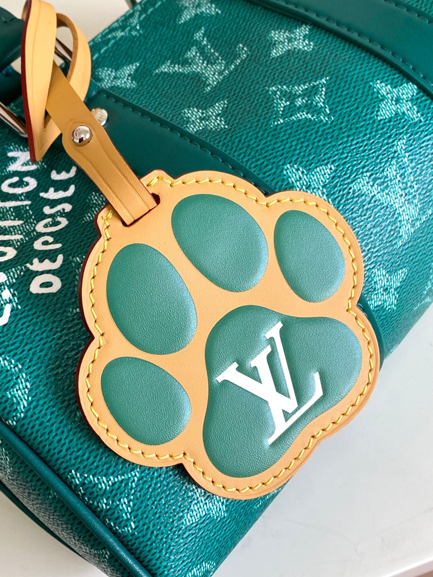 Louis Vuitton x Tyler, The Creator Keepall Bandoulière 25 Green Monogram Craggy