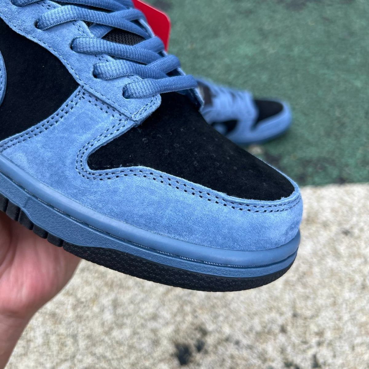 Supreme x Nike Dunk Low SB in the "Ocean Fog"