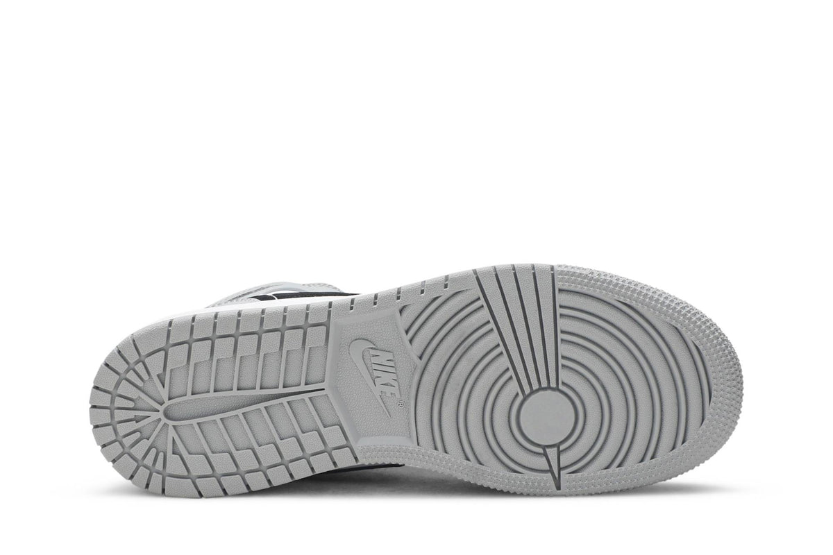 ( Grade School ) Air Jordan 1 Mid 'Light Smoke Grey' 554725-092