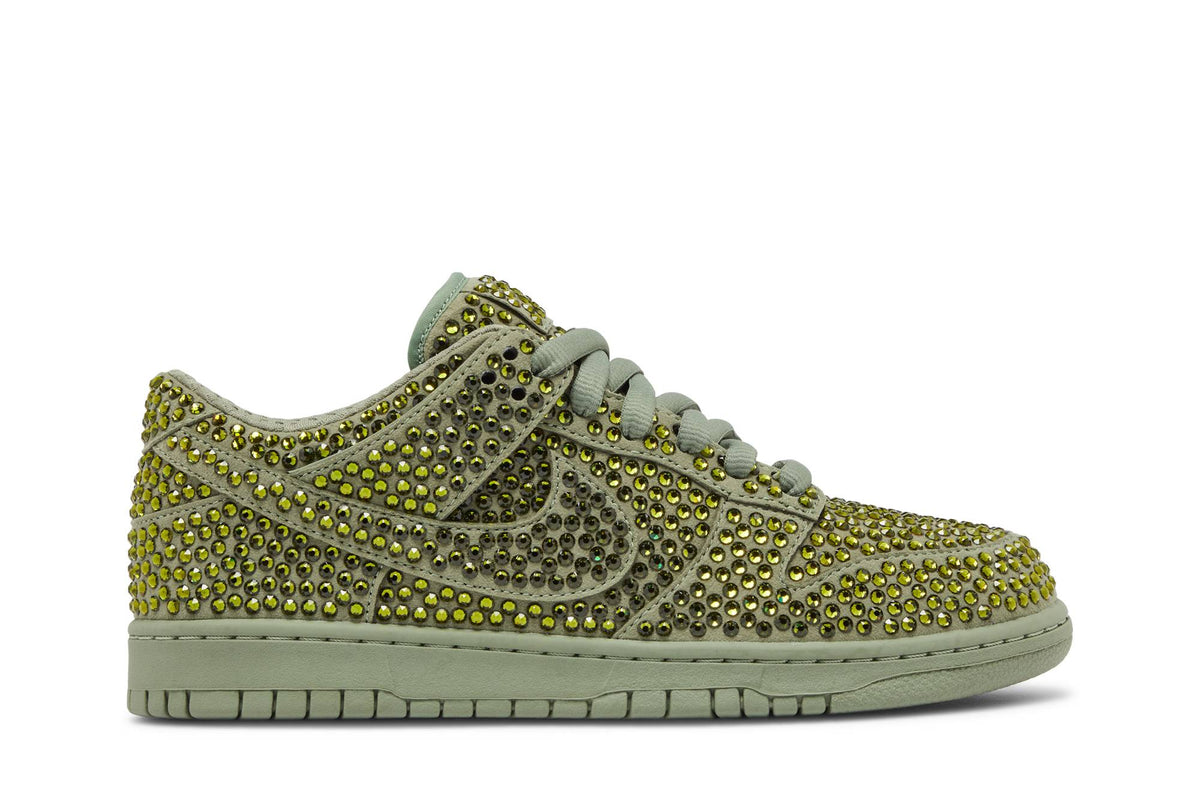 Cactus Plant Flea Market X Swarovski X Nike Dunk Low Spiral Sage CZ2670-300