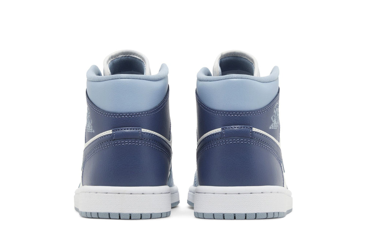 ( Women ) Air Jordan 1 Mid 'Sail Diffused Blue' BQ6472-140