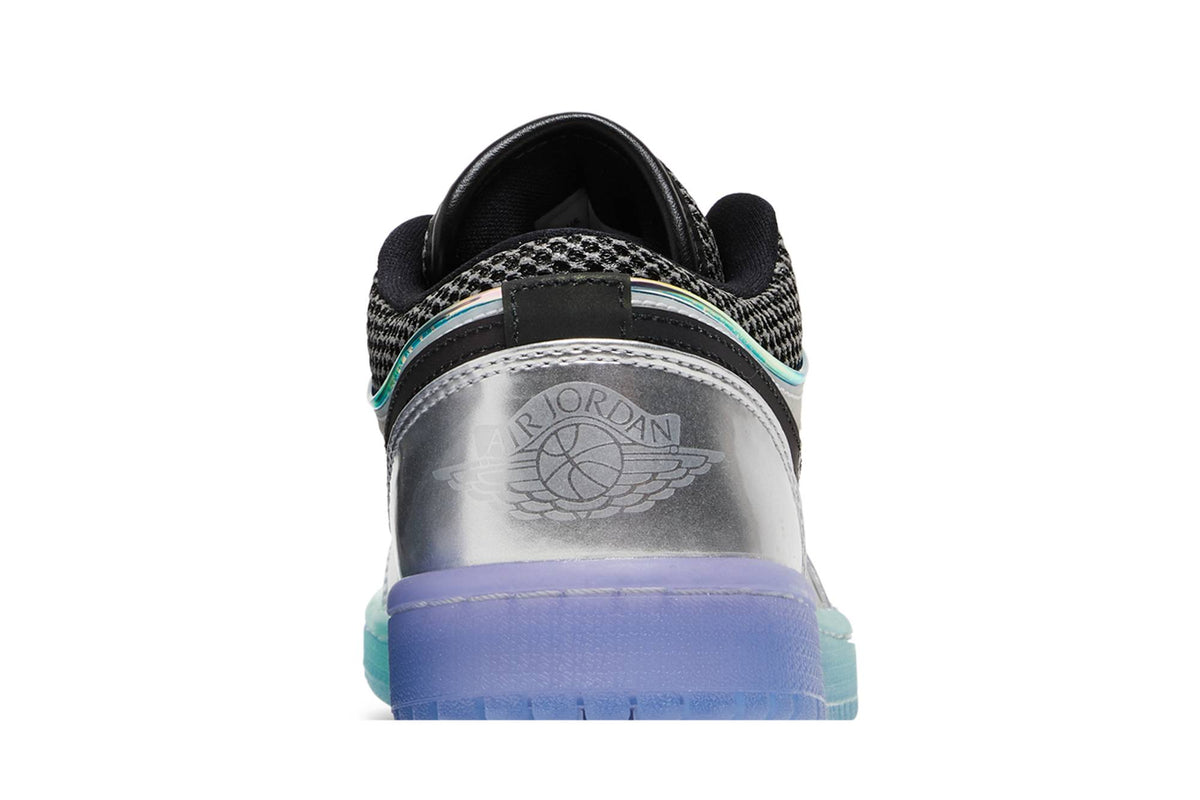 ( Women ) Air Jordan 1 Low SE 'Metallic Silver Gradient' DJ5199-109